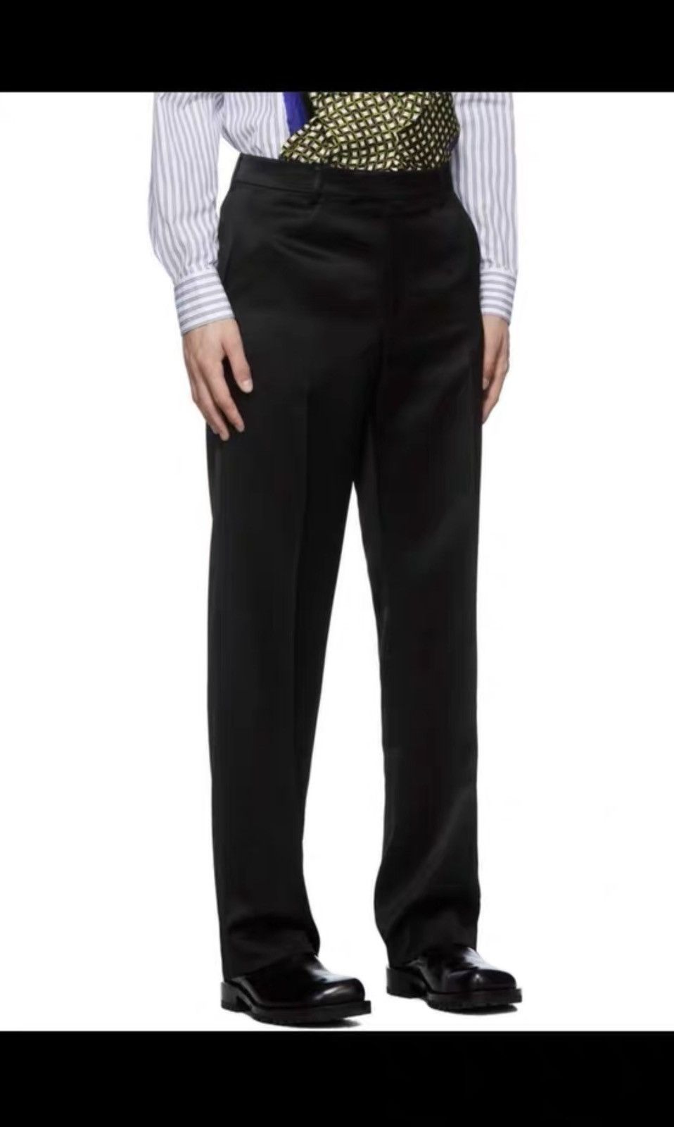 Dries Van Noten Dries van noten balck wool suit pants Size US 34 / EU 50 - 1 Thumbnail