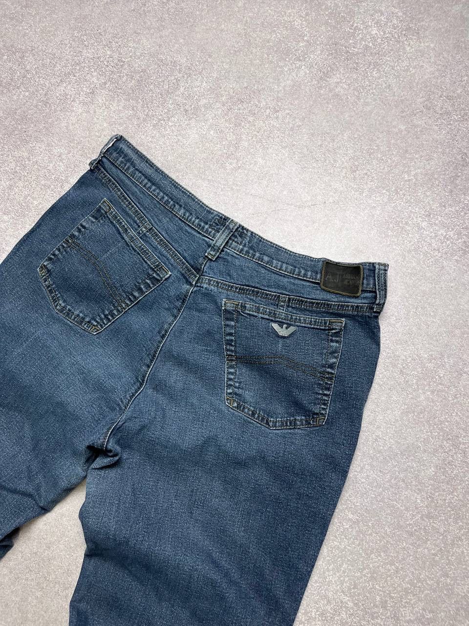 Armani Vintage Armani Pocket Logo Baggy Jeans Y2K 33 Size US 33 - 2 Thumbnail