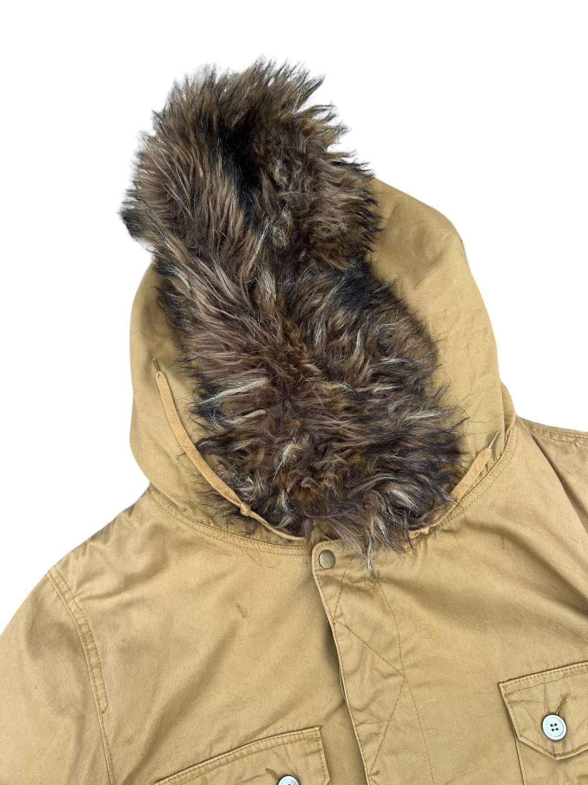 Issey Miyake Mercibeaucoup Hoodie Faux Fur Parka Jacket Coat Size US L / EU 52-54 / 3 - 6 Thumbnail