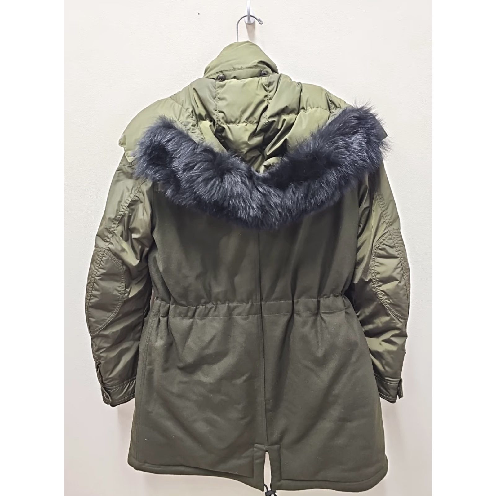 Belstaff Belstaff Jacket Parka Women's Down Filled MAUSON DARK PINE Wool Chest 20.5 Length 33 Size 6 Green New Size M / US 6-8 / IT 42-44 - 6 Thumbnail