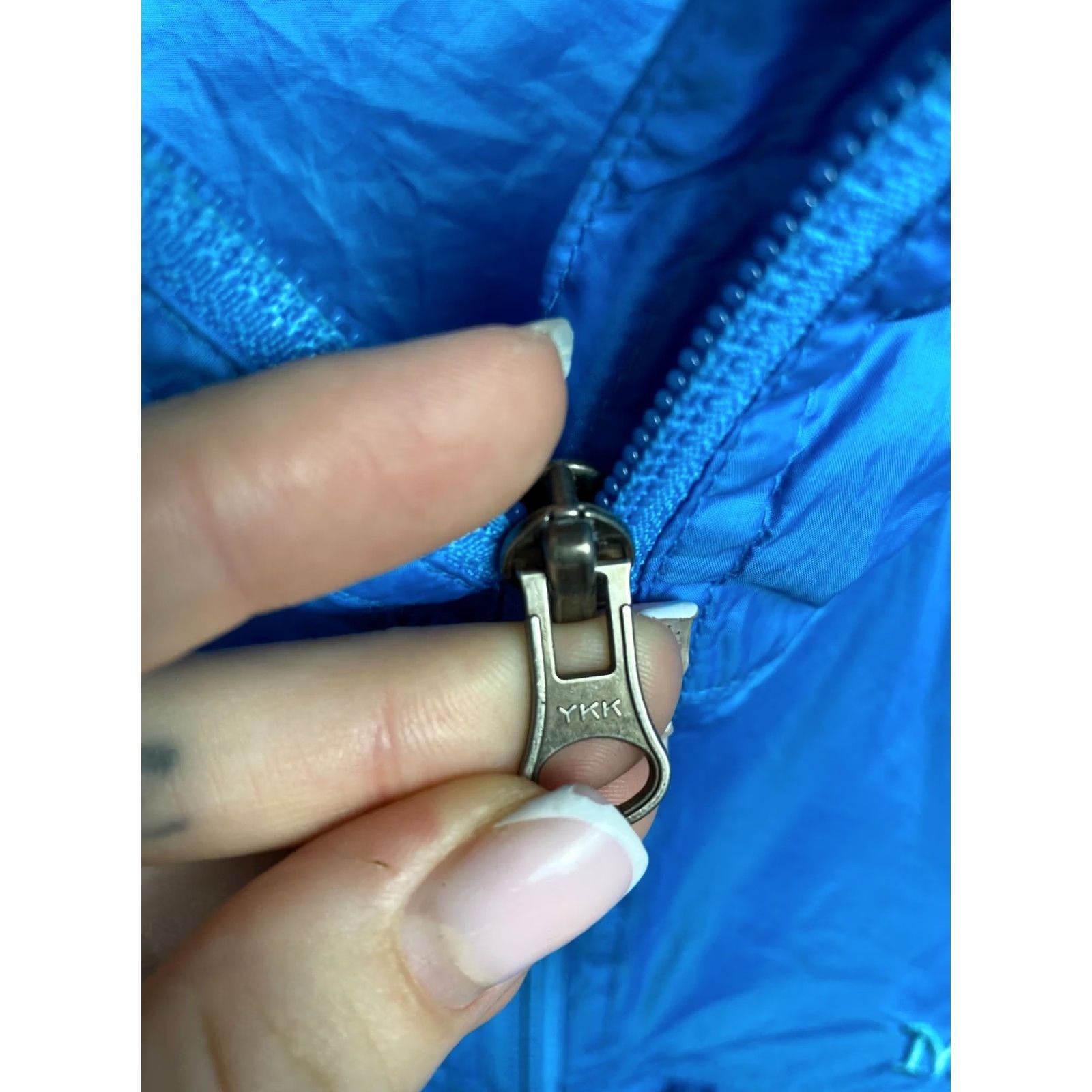 Marmot Marmot Windbreaker Jacket Womens L Blue Vintage Size L / US 10 / IT 46 - 6 Thumbnail