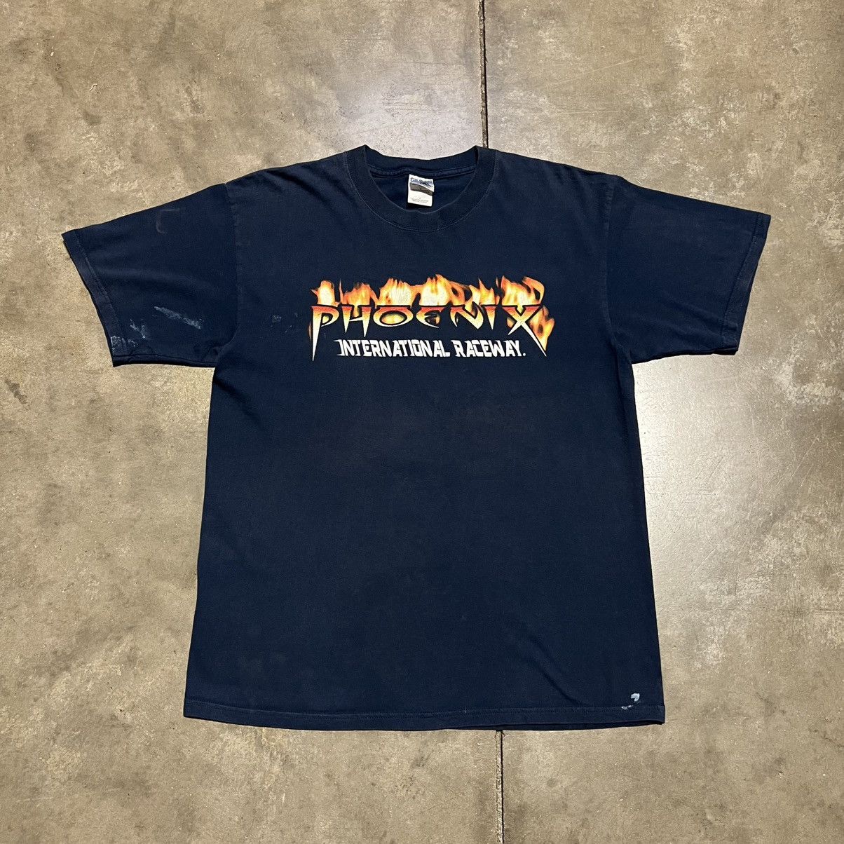 NASCAR Vintage Y2K NASCAR Racing T Shirt Phoenix Raceway Y2K Flames Size US L / EU 52-54 / 3 - 1 Thumbnail