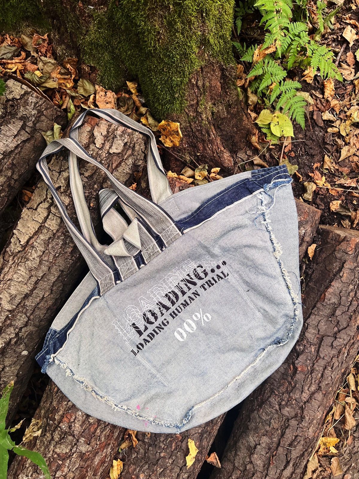 Handmade × Japanese Brand Handmade selvedge denim tote bag Size ONE SIZE - 5 Thumbnail