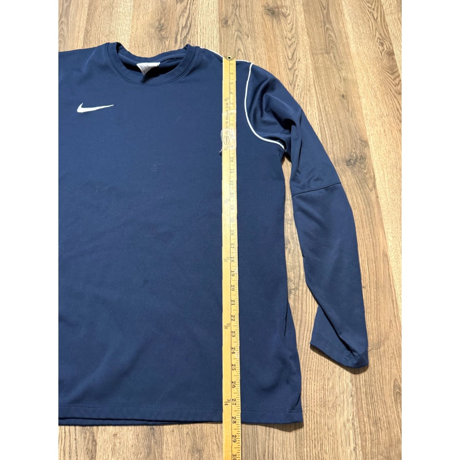 Nike Nike Shirt Men's Size Large Blue White Long Sleeve Athleticwear Size US L / EU 52-54 / 3 - 7 Thumbnail