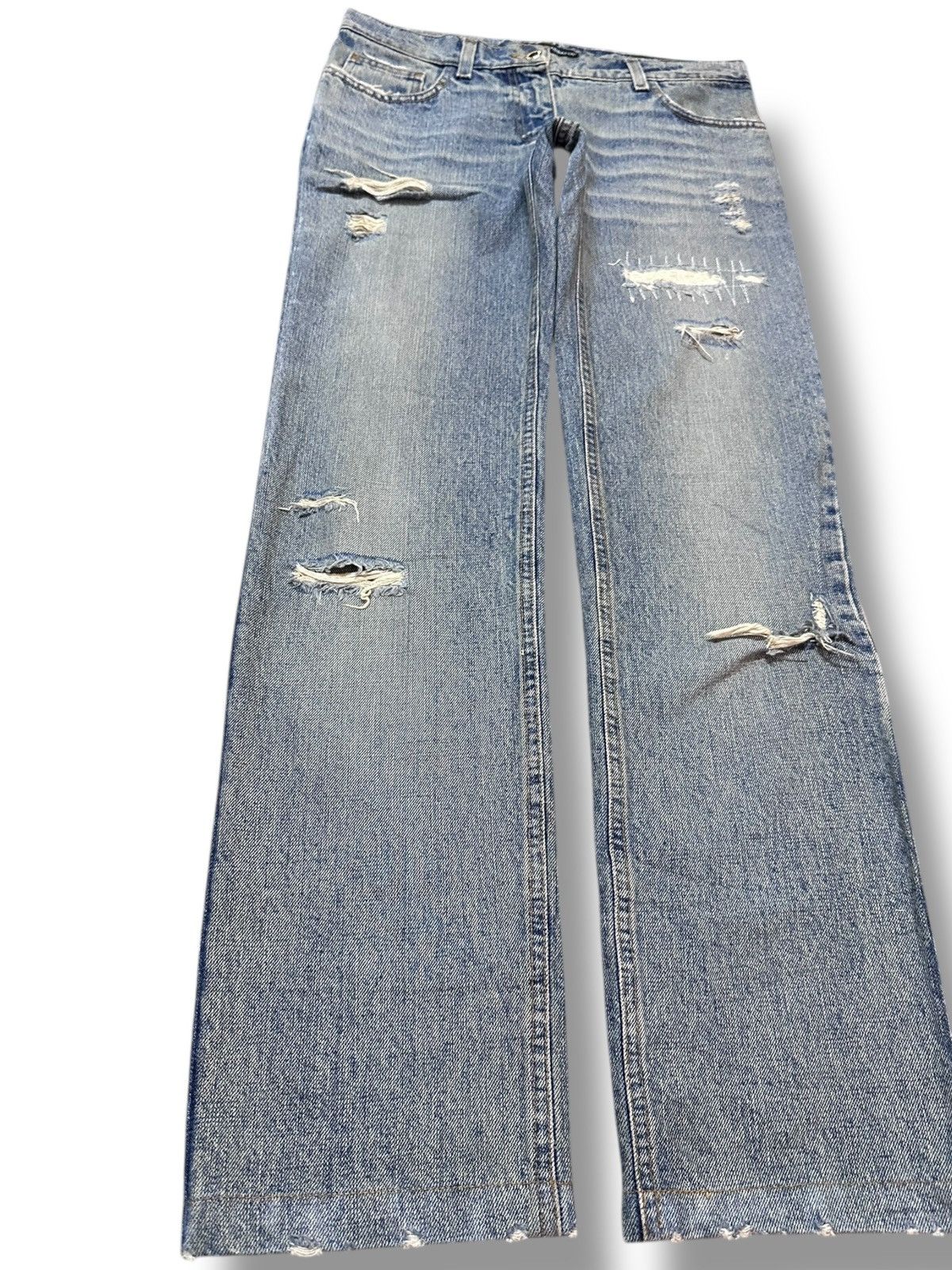Dolce & Gabbana Vintage Dolce&Gabbana For Lefty People Distressed Denim Size US 30 / EU 46 - 3 Thumbnail