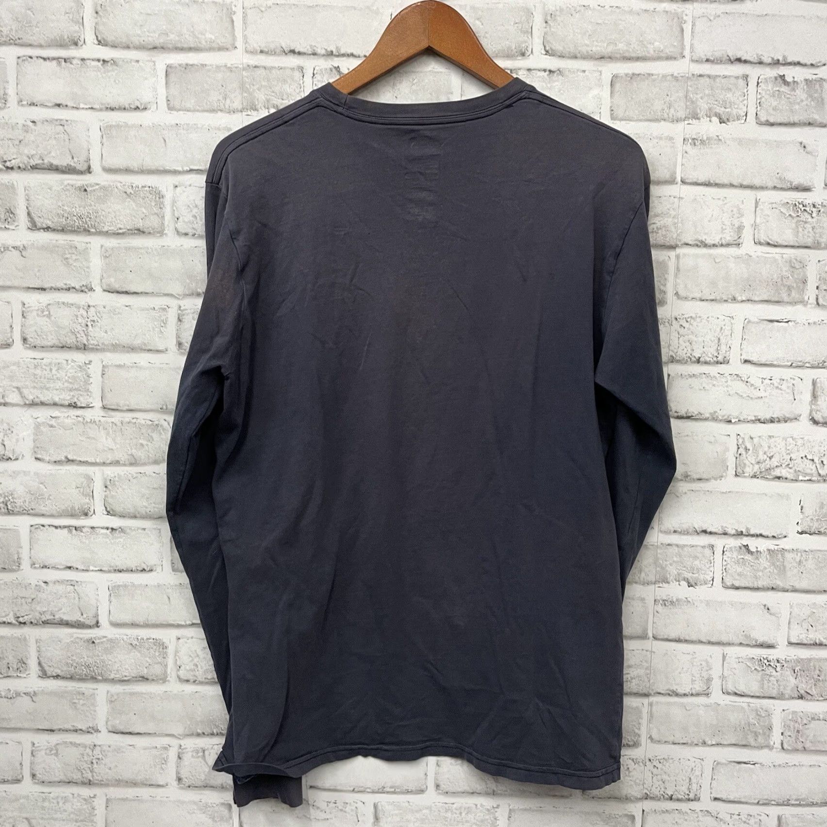 The North Face The North Face Long Sleeve T-Shirt Gray 100% Cotton Standard Fit M Mens Shirt Size US M / EU 48-50 / 2 - 5 Thumbnail