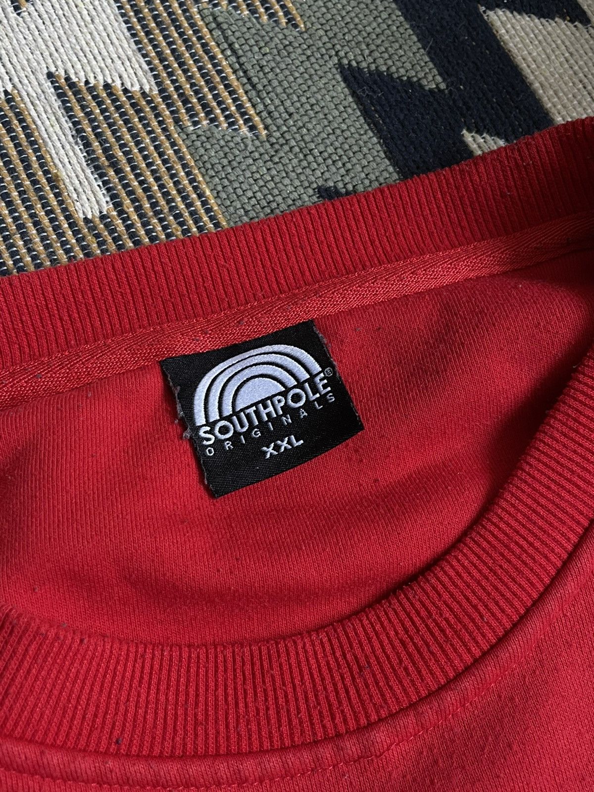 Southpole × Vintage Vintage Southpole Y2K Big Reflective Logo Sweatshirt Size US XL / EU 56 / 4 - 11 Thumbnail