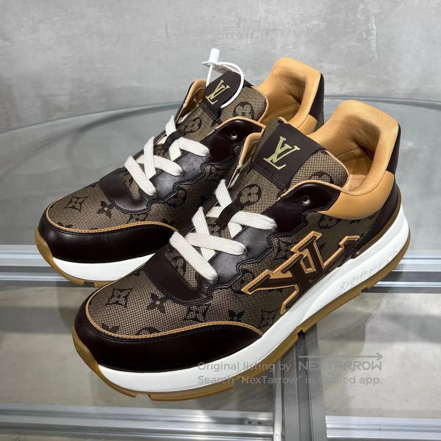 Louis Vuitton Brown Low-Top Sneakers Size 9. Size US 9 / EU 42 - 2 Thumbnail