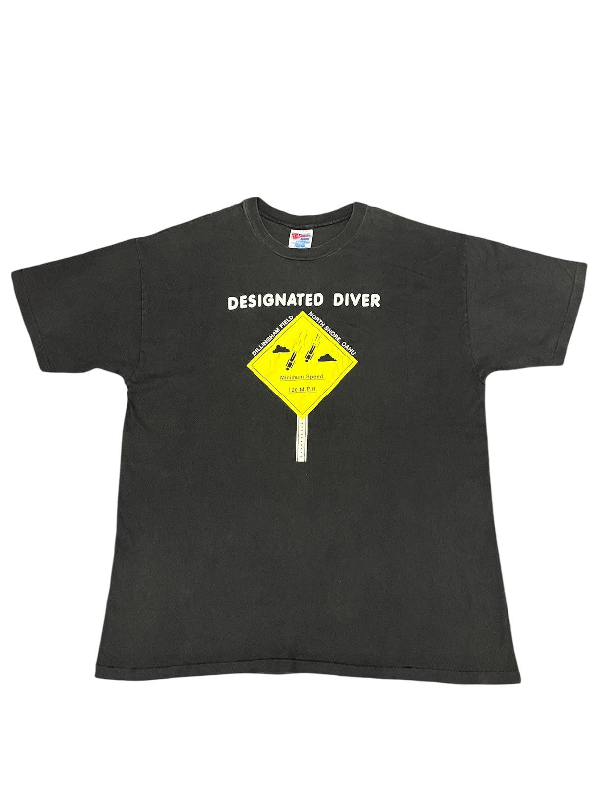 Rap Tees 🔥 TRUE VINTAGE ALL SINGLE STITCHED 90s DESIGNATED DIVER Size US XL / EU 56 / 4 - 1 Thumbnail