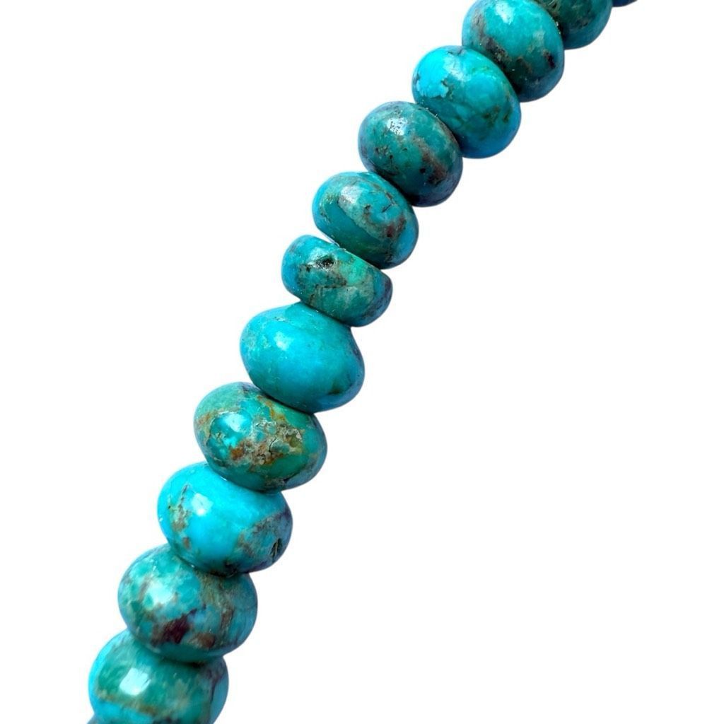 Vintage JAY KING DTR Mine Finds Genuine Turquoise Gemstone Copper Rose Gold Tone Bib Statement Necklace Designer Jewelry Size ONE SIZE - 3 Thumbnail