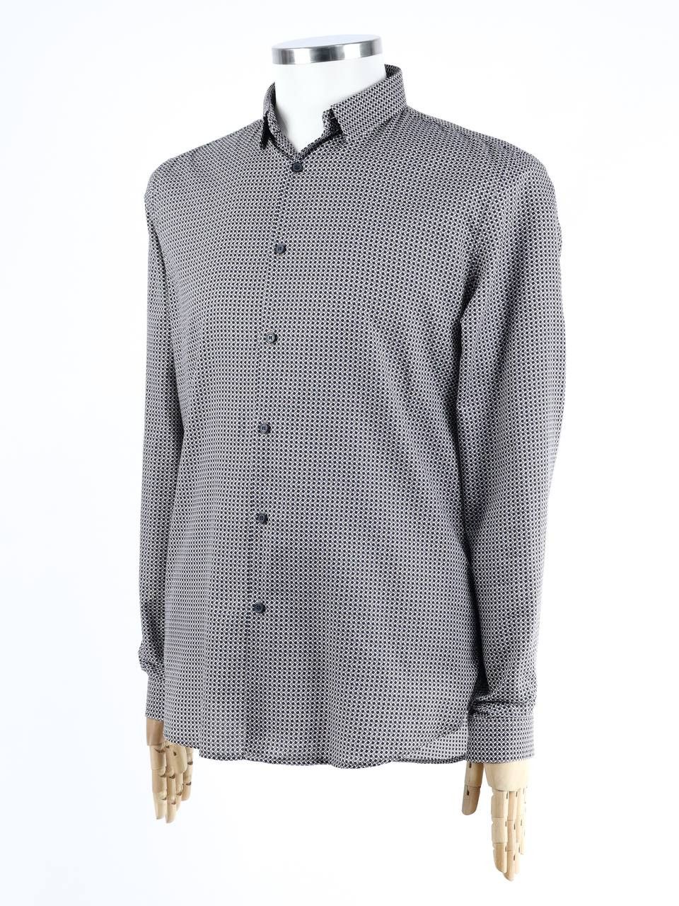 IKKS IKKS Cotton shirt with geometric print Size US L / EU 52-54 / 3 - 3 Thumbnail