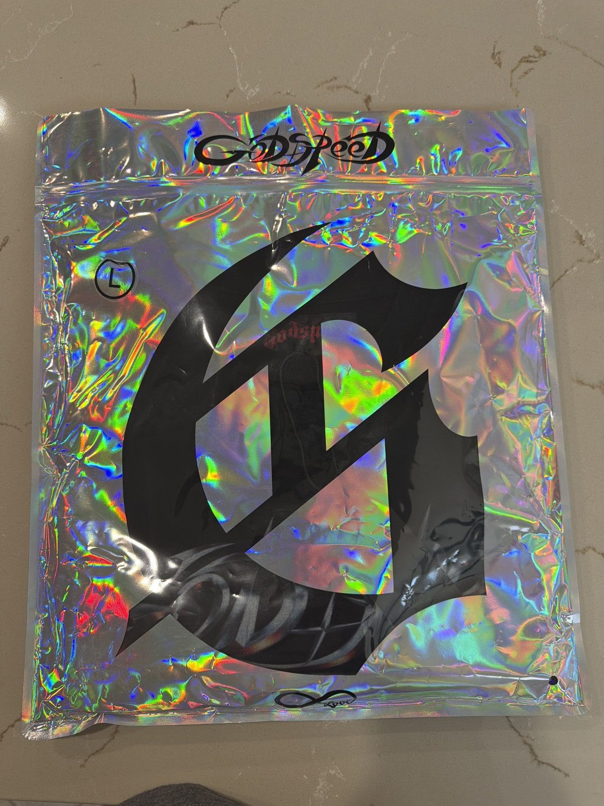 Godspeed Godspeed New Age Logo T-Shirt – Black Large Size US L / EU 52-54 / 3 - 10 Thumbnail