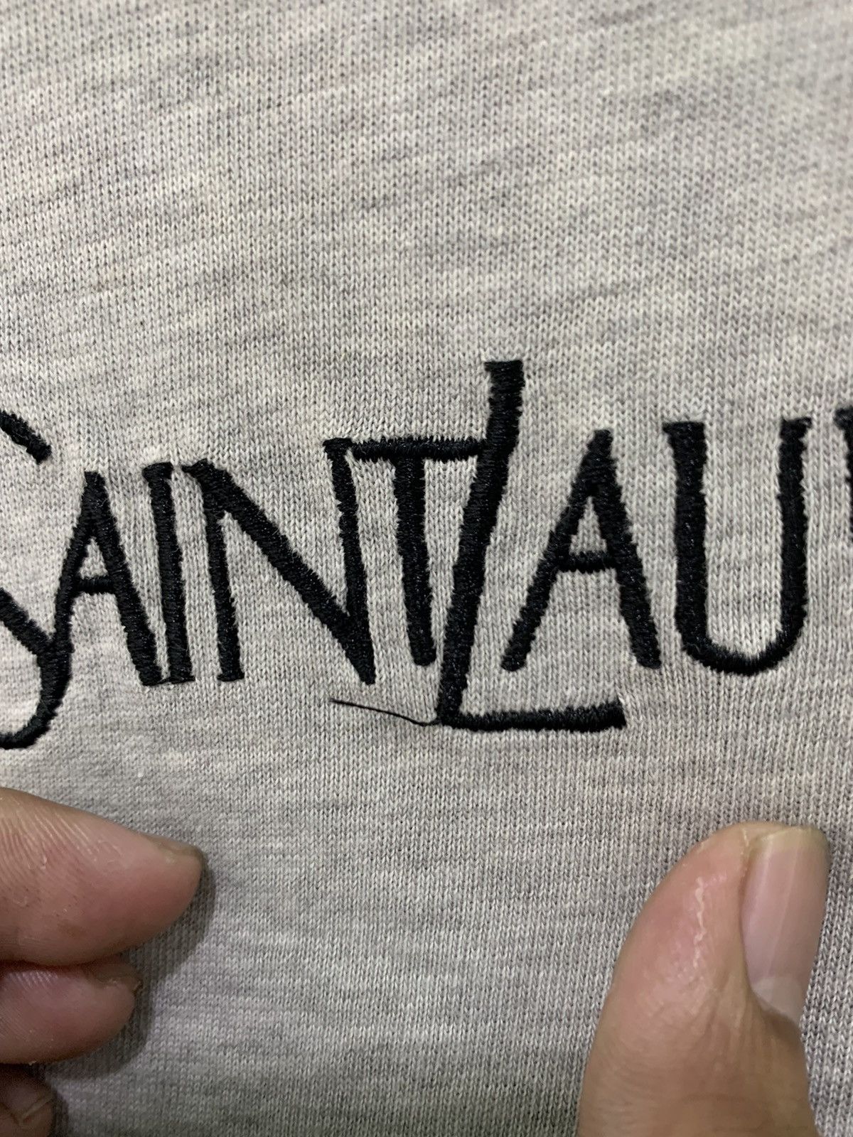Yves Saint Laurent Vintage Yves Saint Lauren Small Logo Shirt Size US L / EU 52-54 / 3 - 3 Thumbnail
