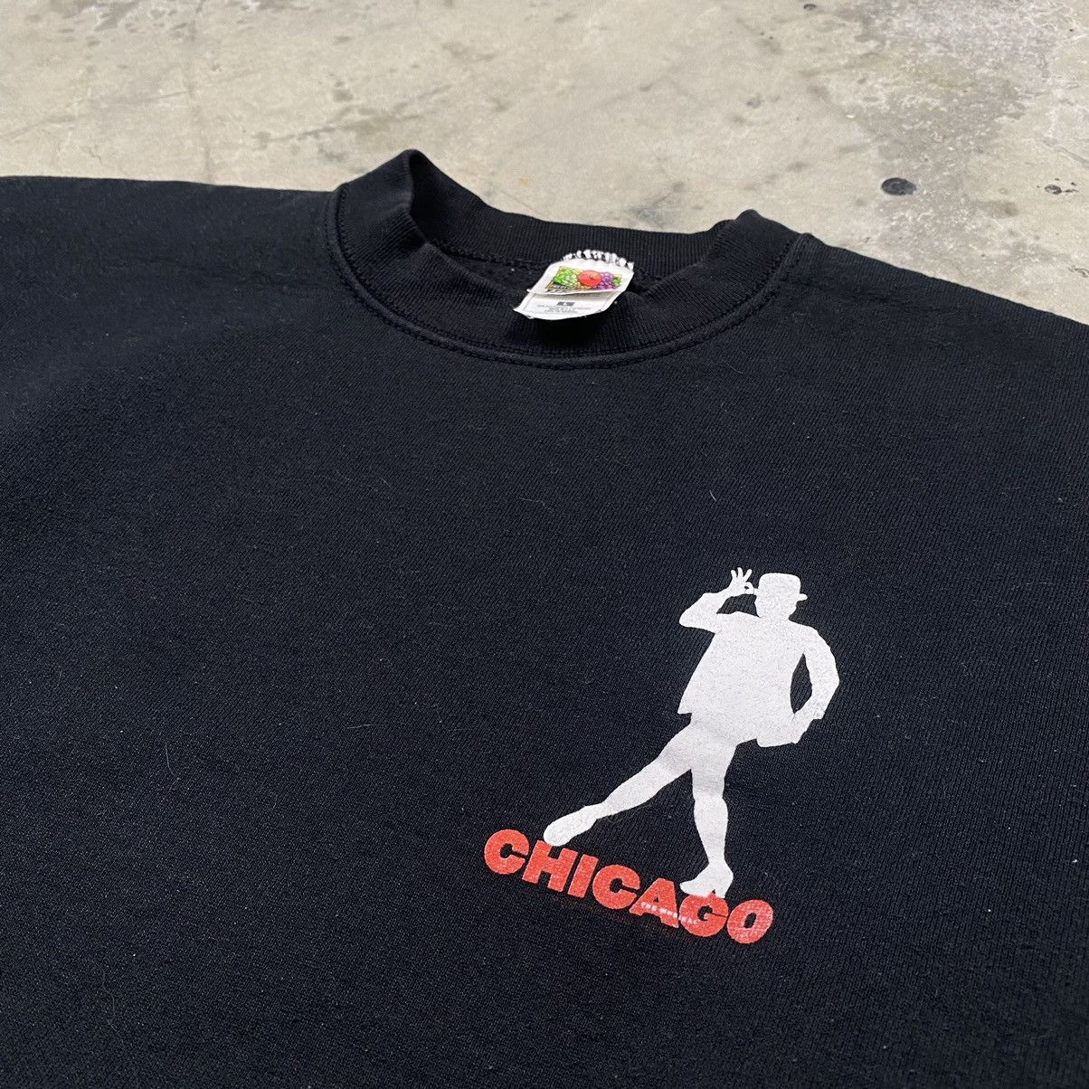 Fruit Of The Loom × Vintage y2k Chicago Musical Heavyweight Boxy Crewneck Size US L / EU 52-54 / 3 - 2 Thumbnail