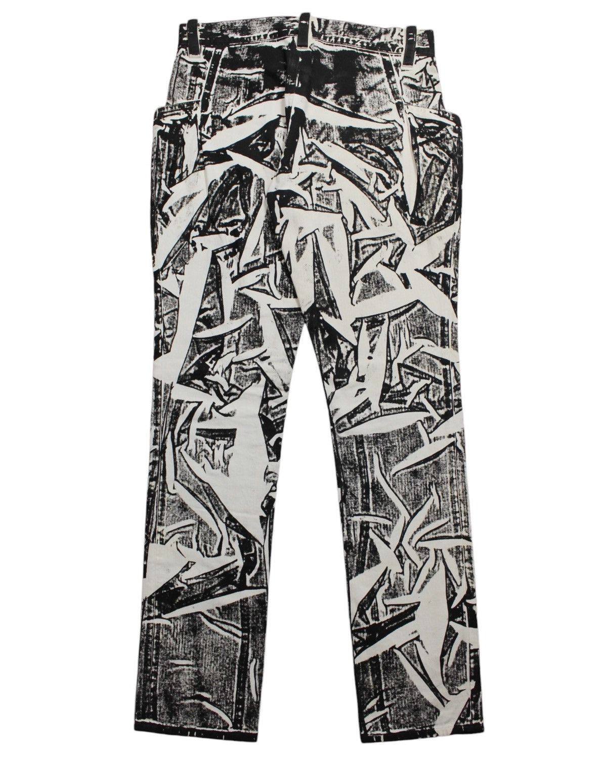 Yohji Yamamoto SS2002 LIMI FEU DESIGNED BY LIMI YAMAMOTO WRINKLE PRINT Size US 30 / EU 46 - 2 Thumbnail