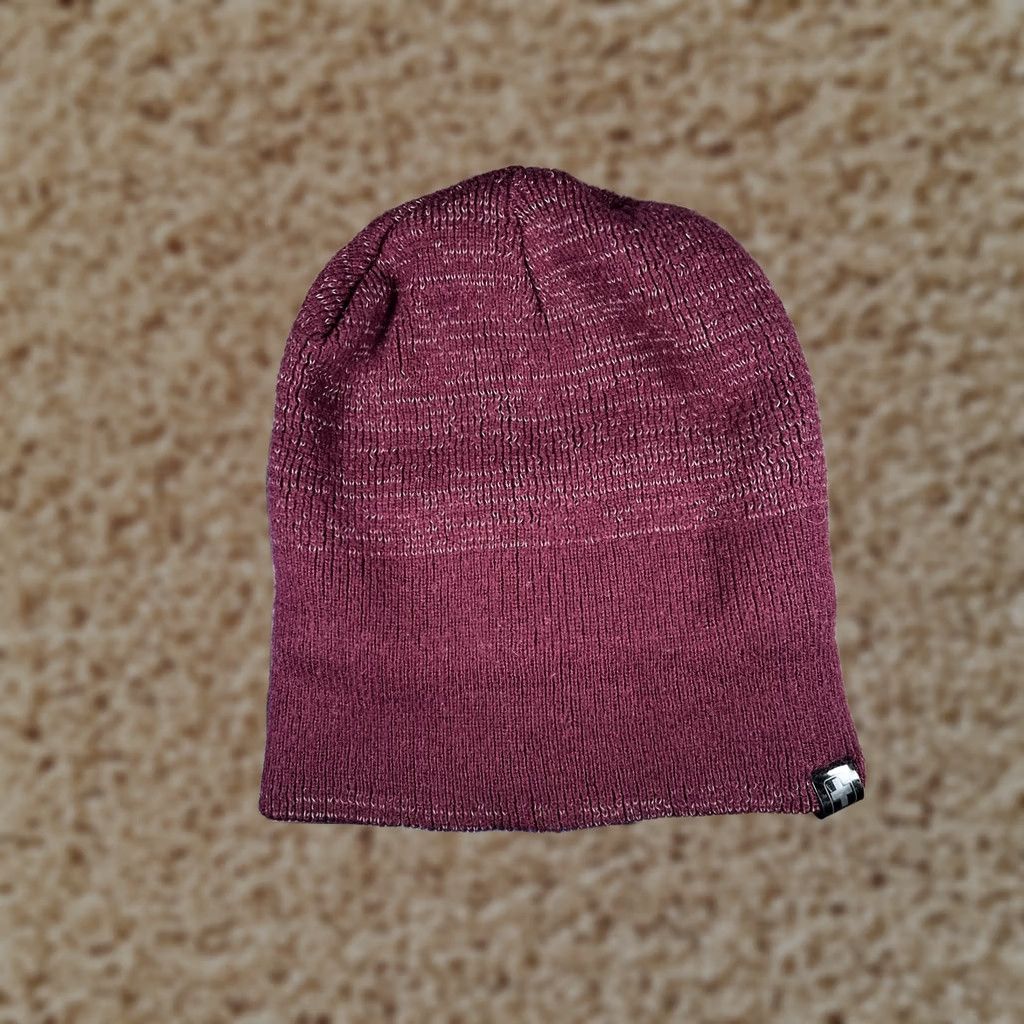 Vintage Swiss Tech Hat Beanie Mens One Size Red Knit Sherpa Lined Thermal Winter Outdoor Size ONE SIZE - 1 Thumbnail