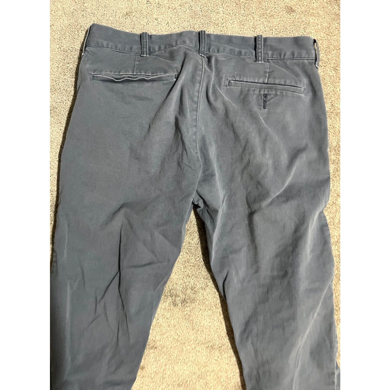 J.Crew J.Crew Flex Chino Pants 32x34 Straight Leg Cotton Stretch Blue Mens Size US 32 / EU 48 - 4 Thumbnail