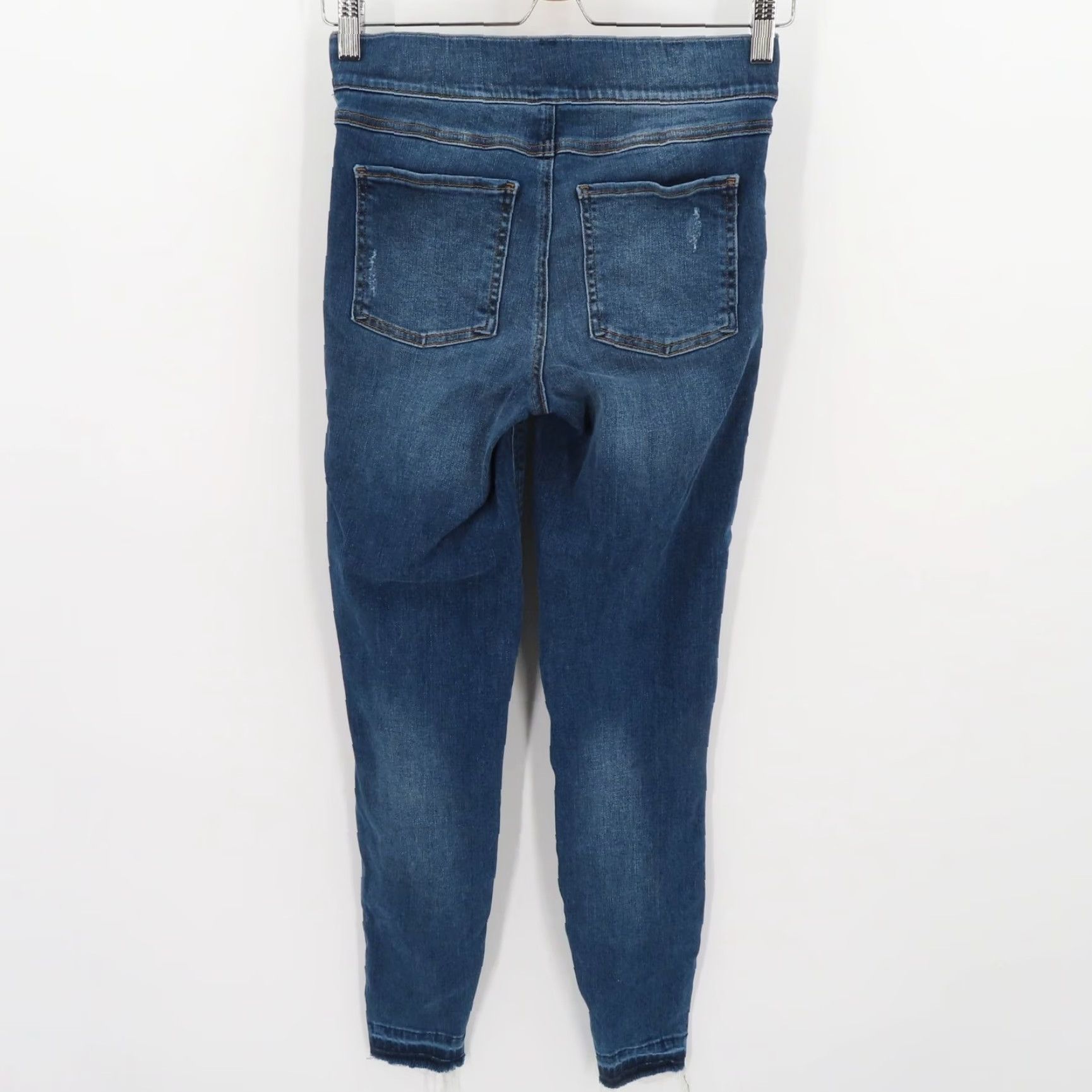 Spanx Spanx Jeans Womens Small Distressed Ankle Skinny 20203R Medium Blue Wash Denim Size 28" / US 6 / IT 42 - 4 Thumbnail