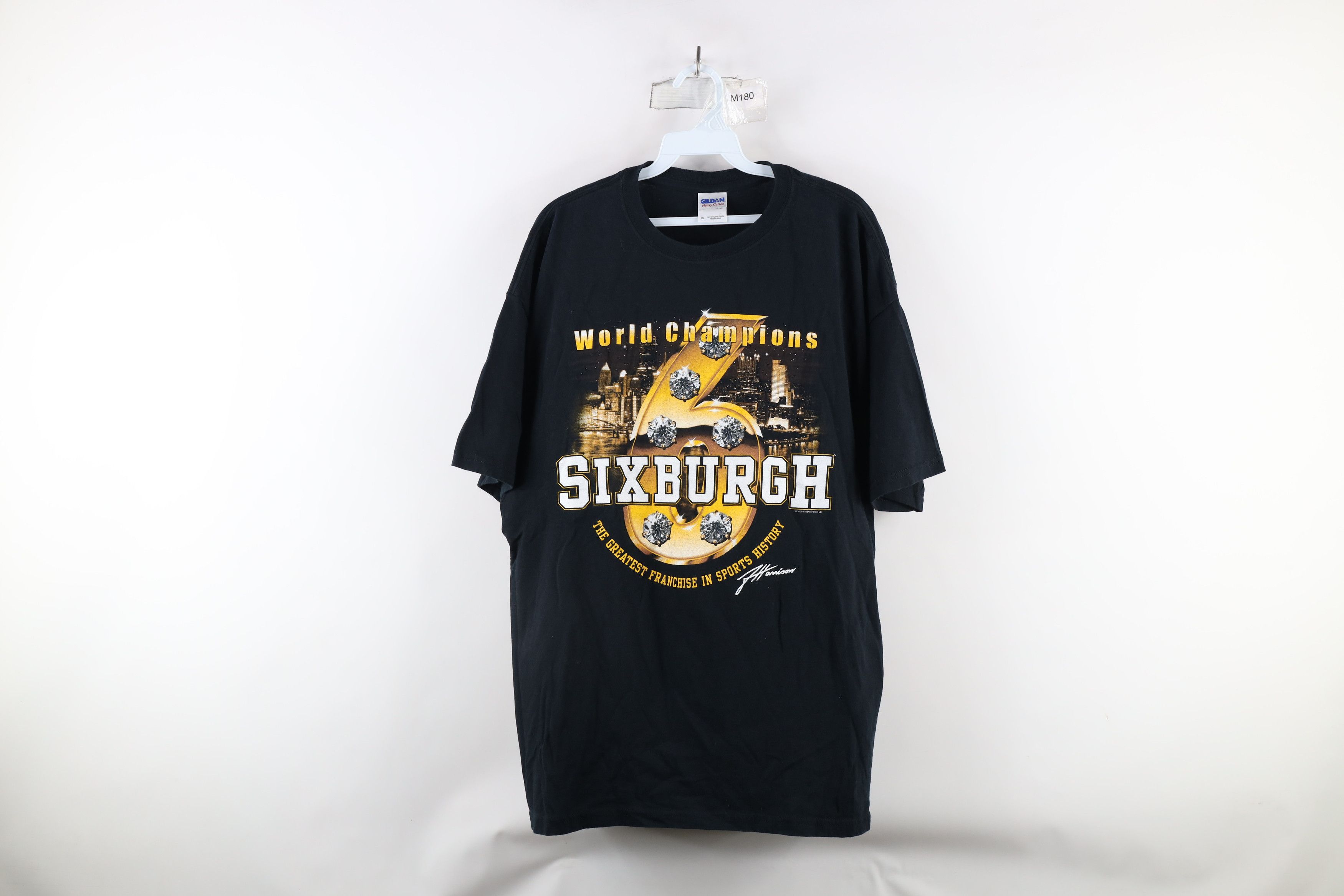 Vintage Vintage Y2K Pittsburgh Steelers Sixburgh Super Bowl T-Shirt Size US XL / EU 56 / 4 - 1 Thumbnail