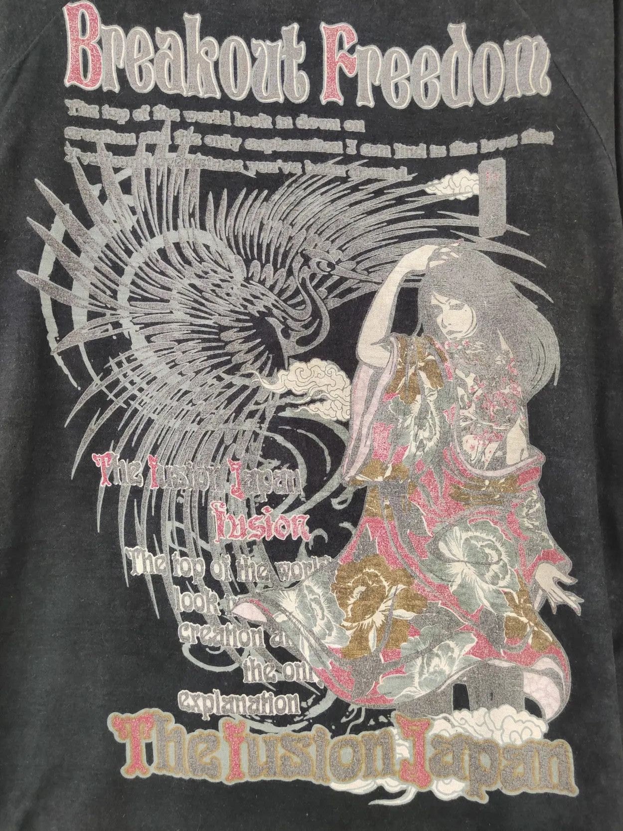 Bullet Noise DL Bullet Noise Black Faded Long Sleeve T-shirts #628 Size US XL / EU 56 / 4 - 11 Thumbnail