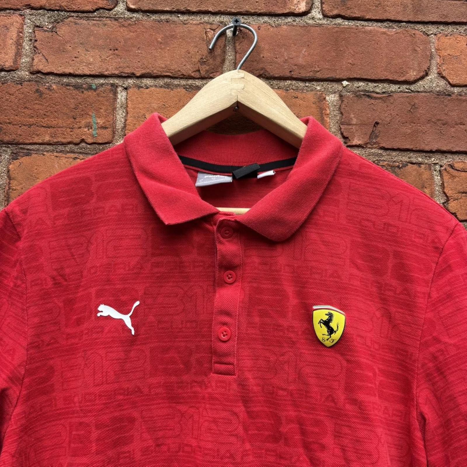 Puma Ferrari puma polo shirt 00s XL Size US XL / EU 56 / 4 - 2 Thumbnail