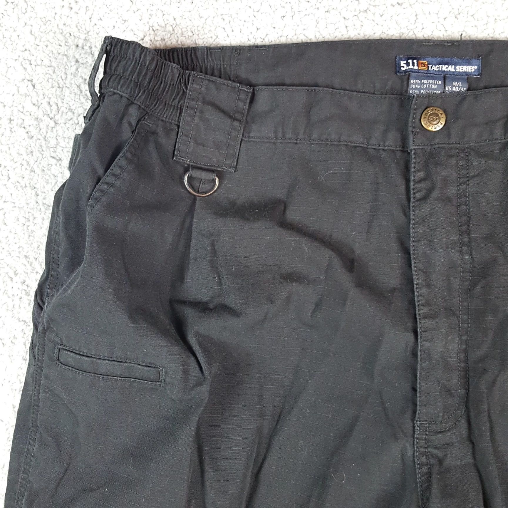 Vintage VINTAGE 5.11 Tactical Black Ripstop Cargo Pockets Tactical Men's Size 40x32 Utility Work Pants Stretch Cargo Pants Mens Size US 40 / EU 56 - 4 Thumbnail