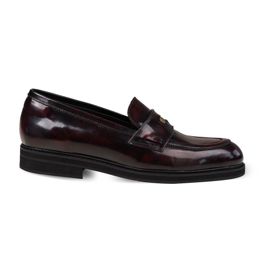Genuine Leather Mens Quinn Penny Maroon Loafer Size US 11 / EU 44 - 2 Thumbnail