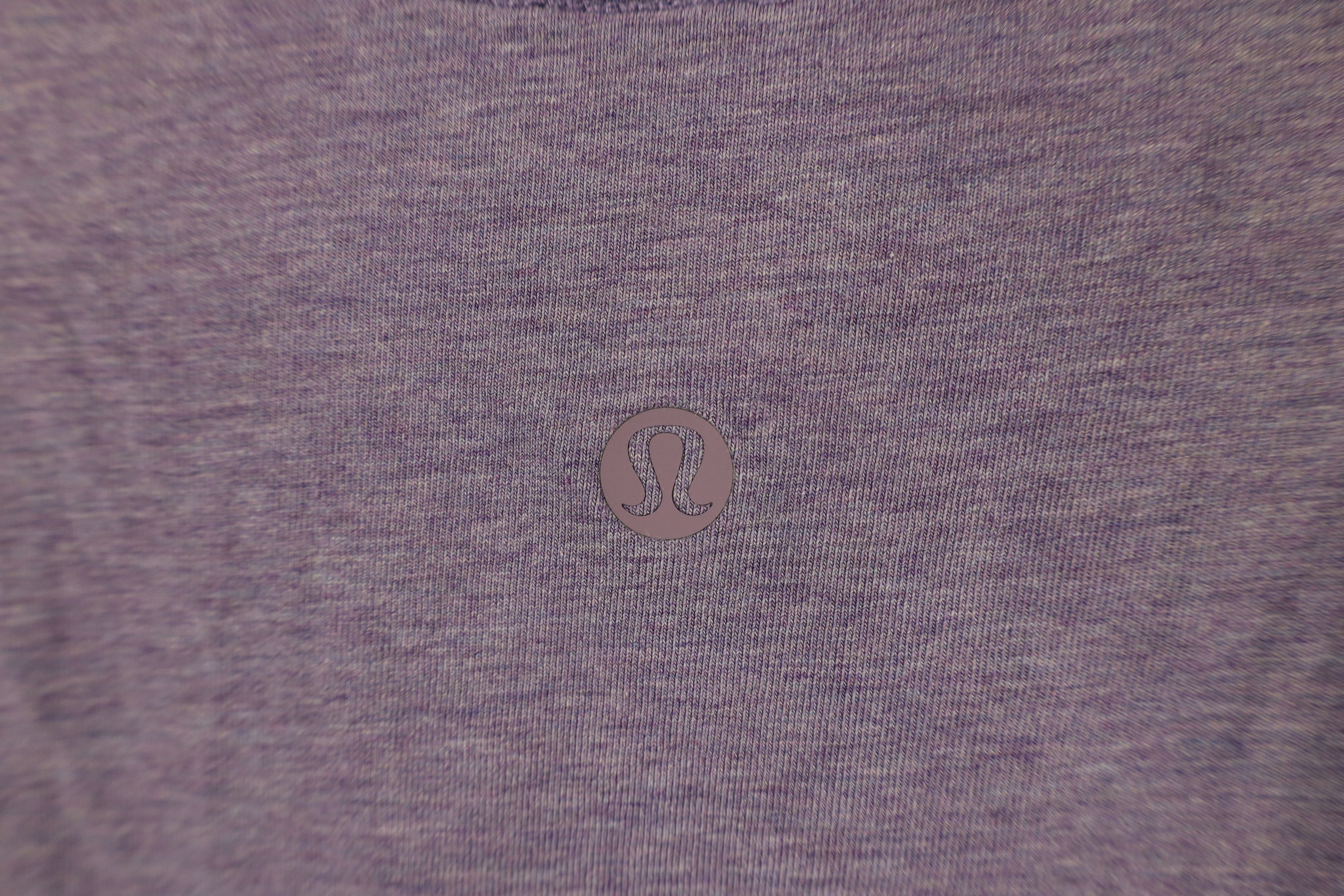 Lululemon × Vintage Lululemon Yoga Blank Short Sleeve T-Shirt Heather Purple Size M / US 6-8 / IT 42-44 - 5 Thumbnail