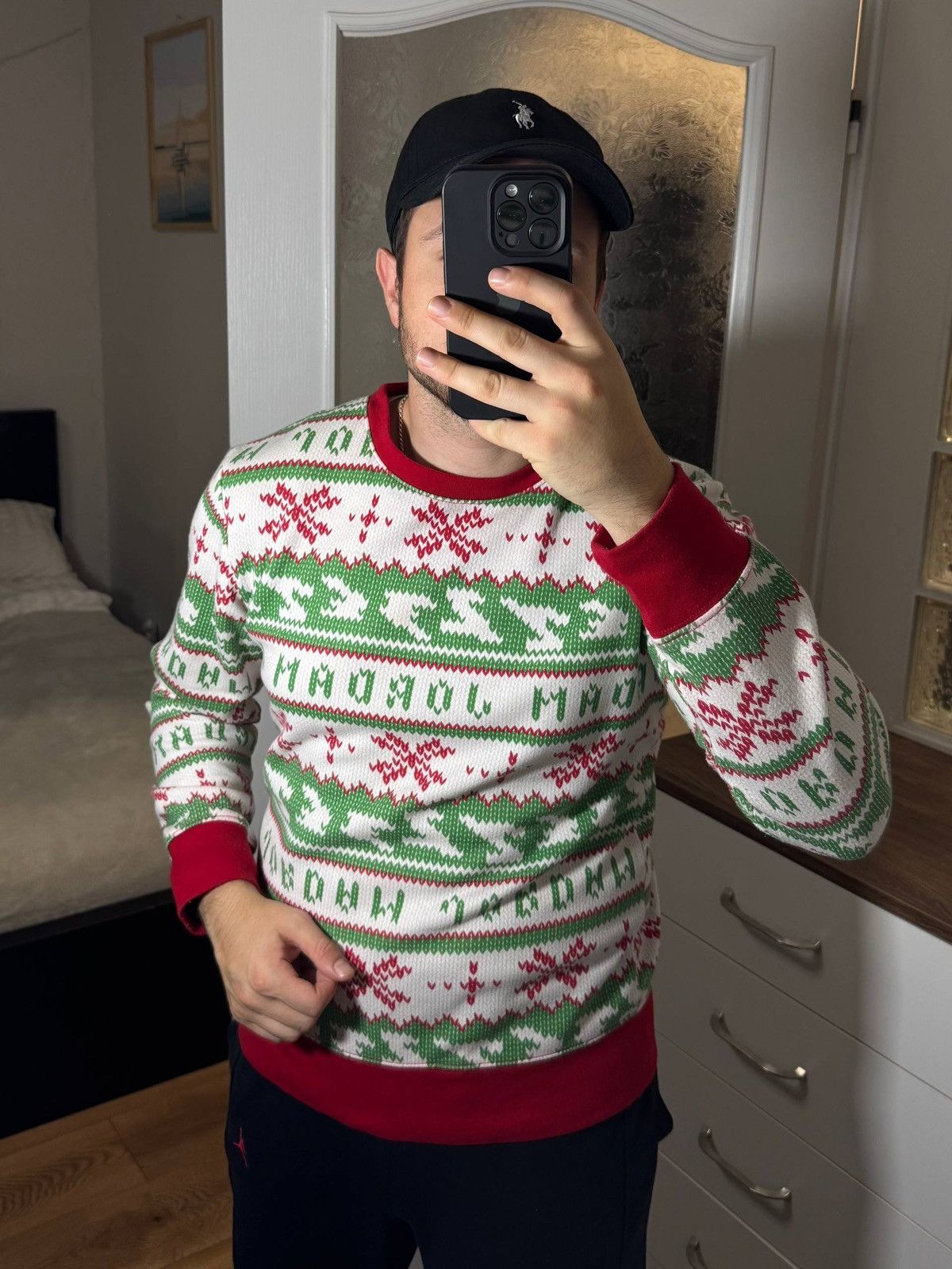 Jordan Brand Men’s Jordan Vintage Sweatshirt y2k Streetwear Christmas Size US S / EU 44-46 / 1 - 2 Thumbnail