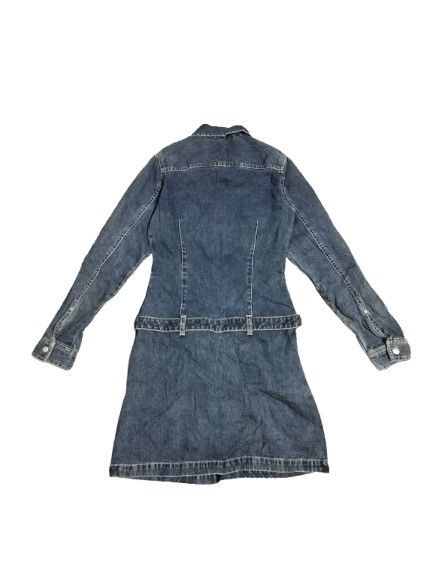 Calvin Klein Vintage Calvin Klein Denim Belt Dress Size S / US 4 / IT 40 - 2 Thumbnail
