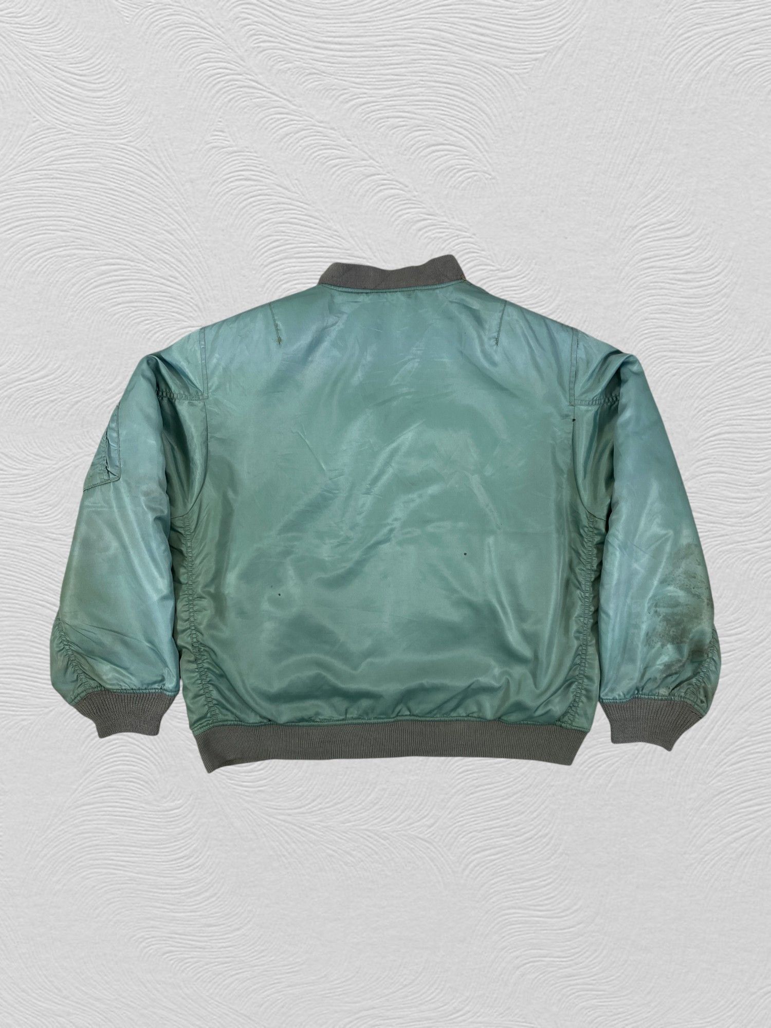 Japanese Brand Vintage Distressed Flight Bomber Jacket- J362 Size US L / EU 52-54 / 3 - 2 Thumbnail