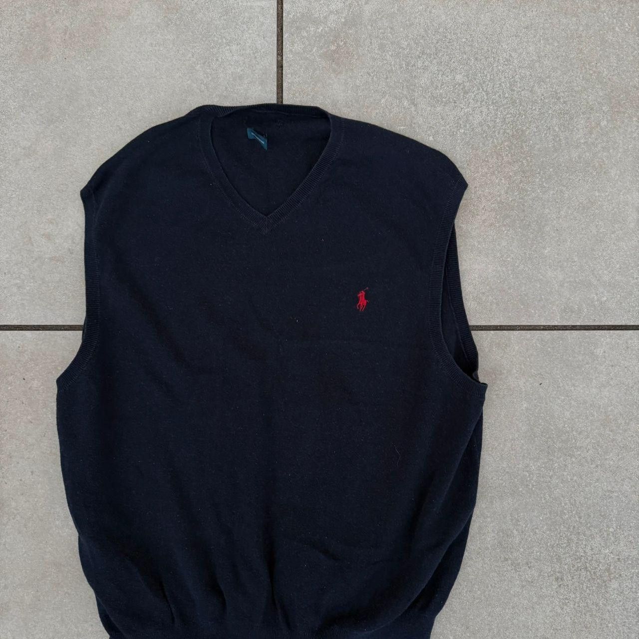 Polo Ralph Lauren Ralph Lauren Vest Vintage 90s Sweater Navy Size US L / EU 52-54 / 3 - 3 Thumbnail