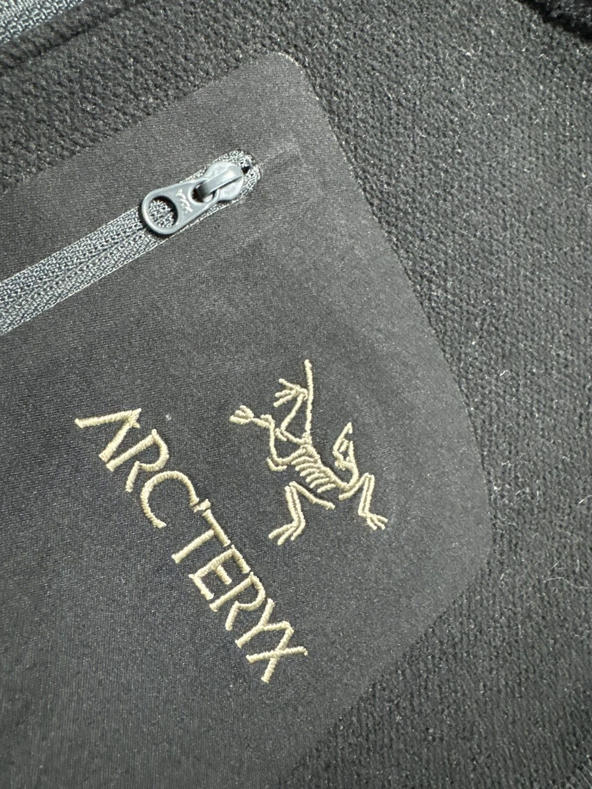 Arcteryx Vintage Fleece Sweatshirt 1/4 Zip Big Logo Size M