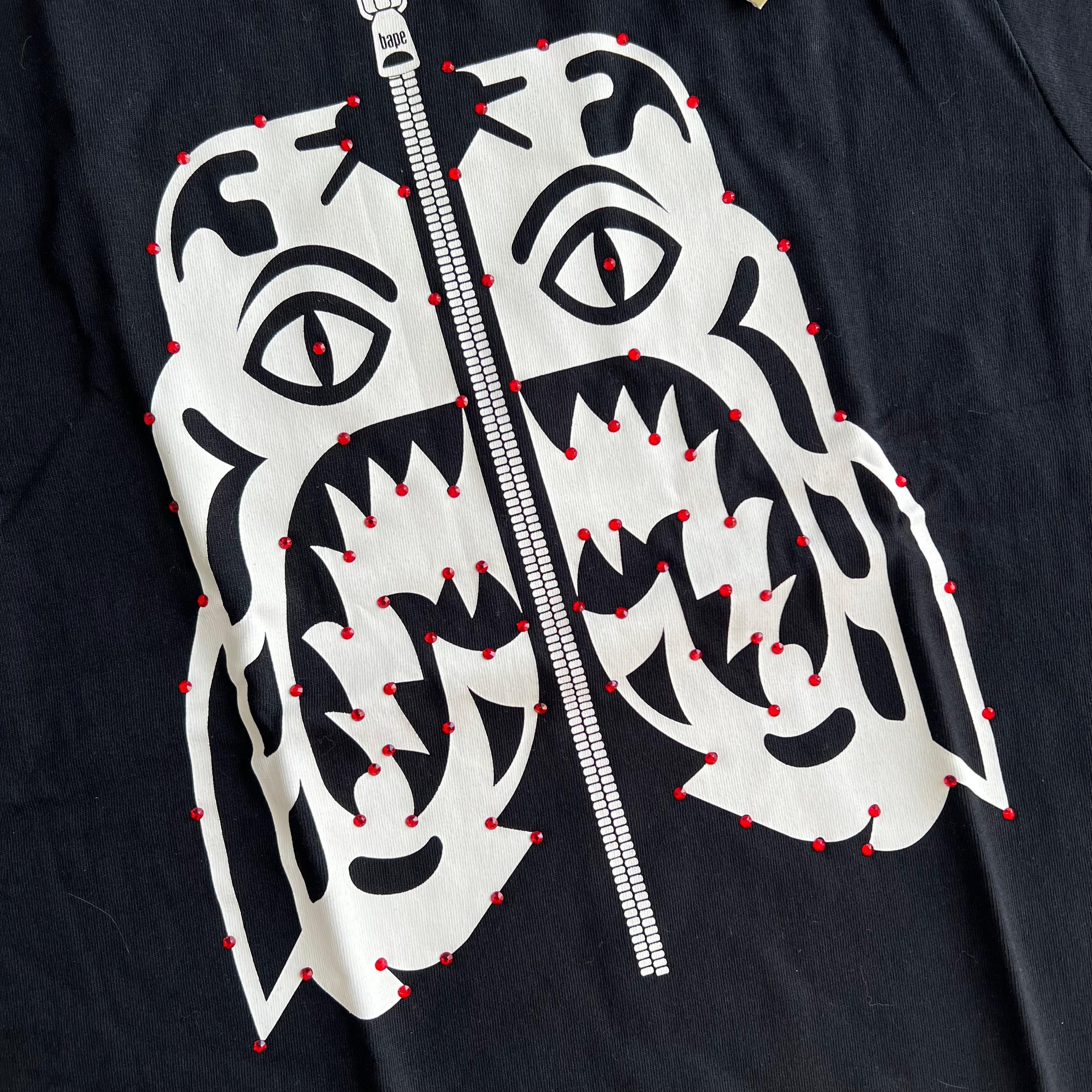 Bape × Swarovski Bape x Swarovski Tiger Tee Black Size US S / EU 44-46 / 1 - 2 Thumbnail