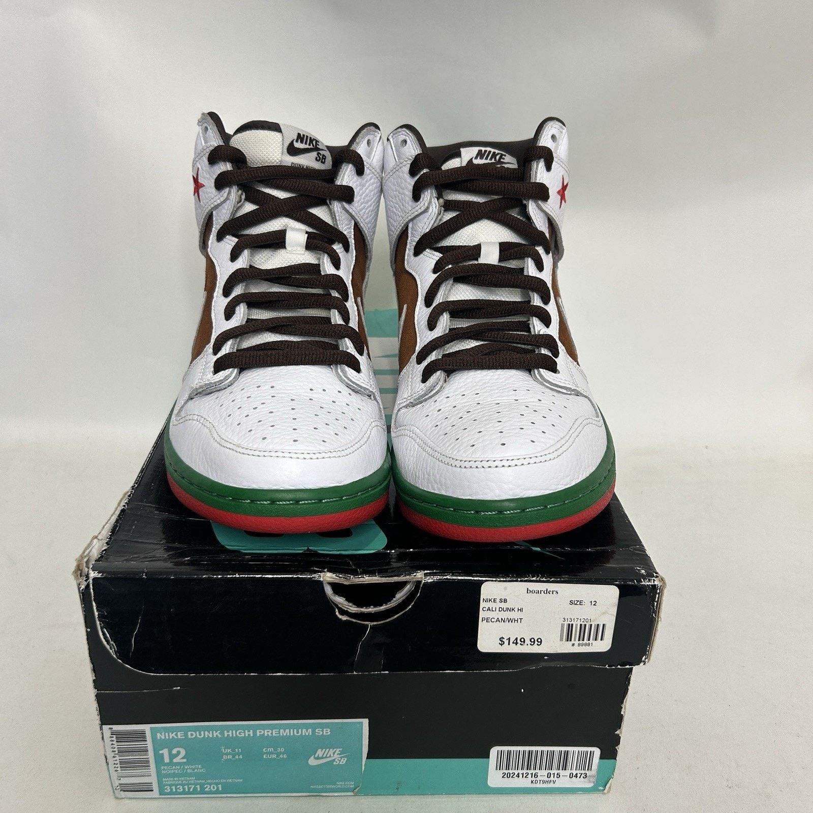 Nike Nike SB Dunk High “California Republic/Pecan White” Size US 12 / EU 45 - 2 Thumbnail