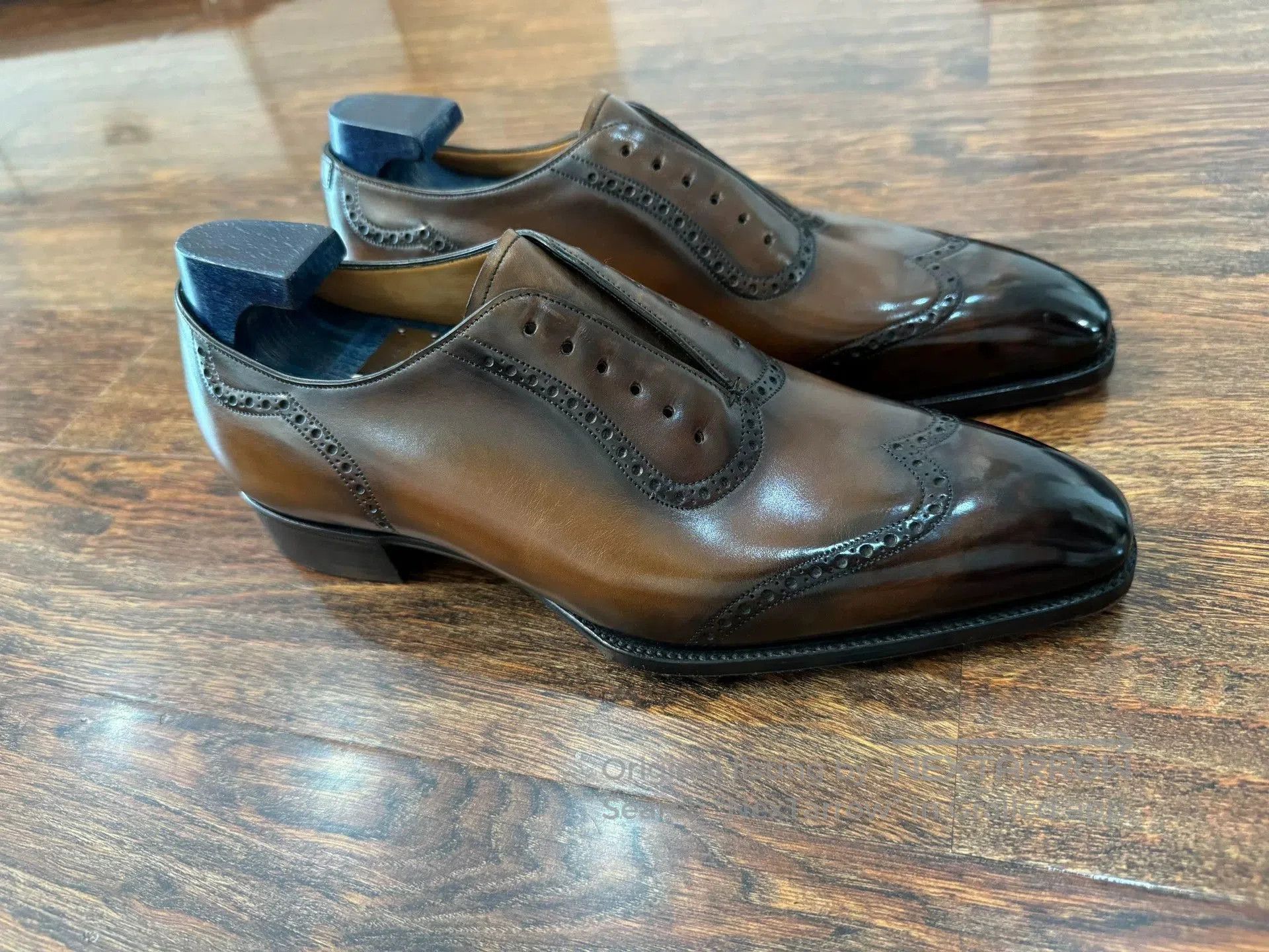 Gaziano & Girling Brown Formal Oxford Shoes Size 7. Size US 7 / EU 40 - 6 Thumbnail