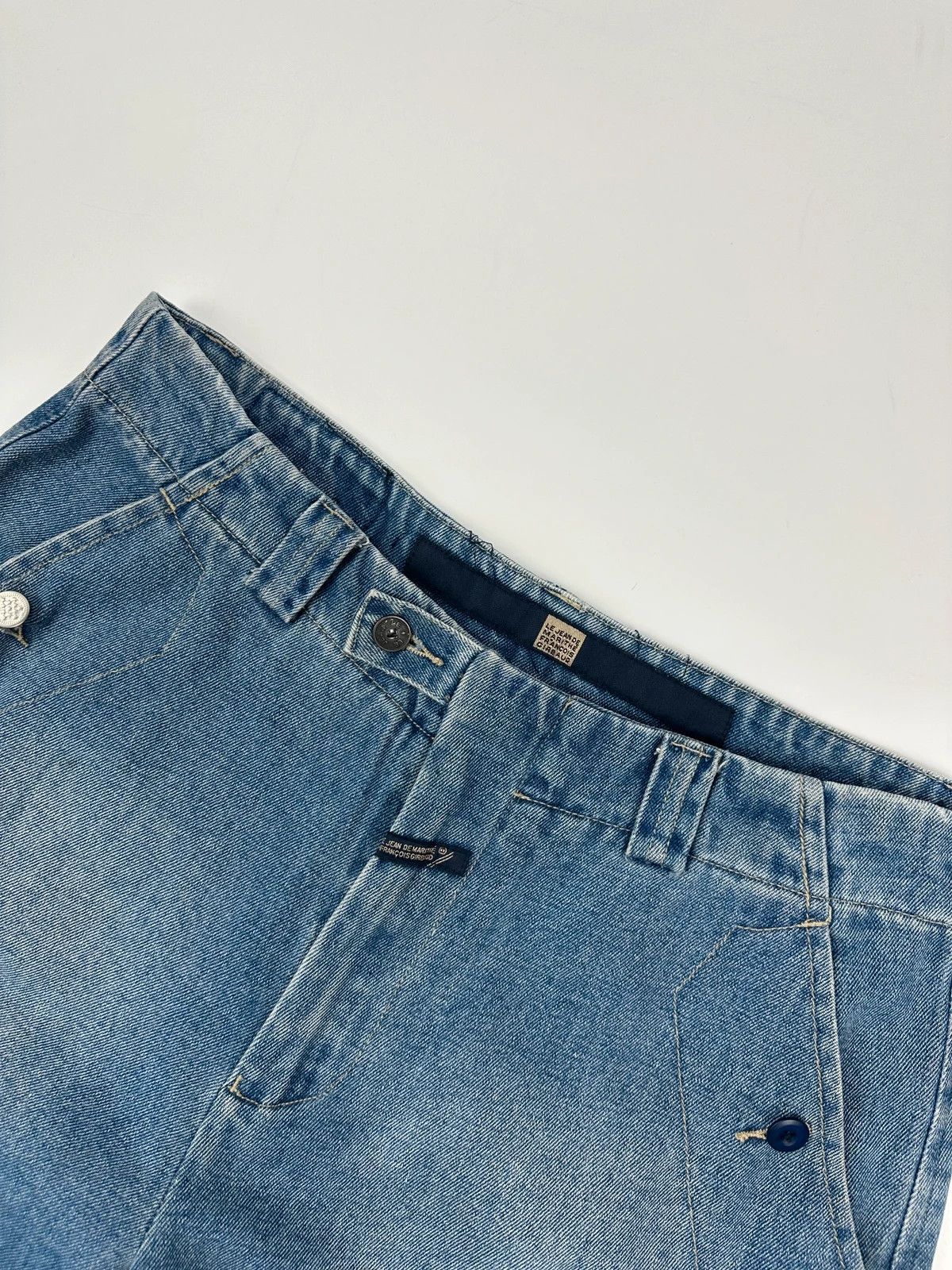 Marithe + Francois Girbaud Marithé + François Girbaud 00’s Baggy Denim Short Sratch Size US 36 / EU 52 - 2 Thumbnail