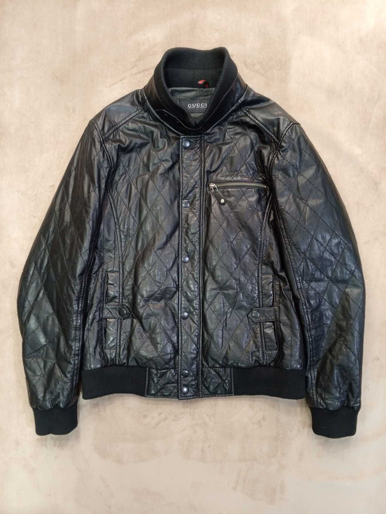 Gucci Gucci Leather Jacket Size US L / EU 52-54 / 3 - 1 Thumbnail
