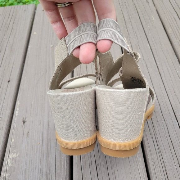 SOREL Sorel Joanie II Slingback Tan Brown Leather Wedge Platform C Size US 9.5 / IT 39.5 - 5 Thumbnail