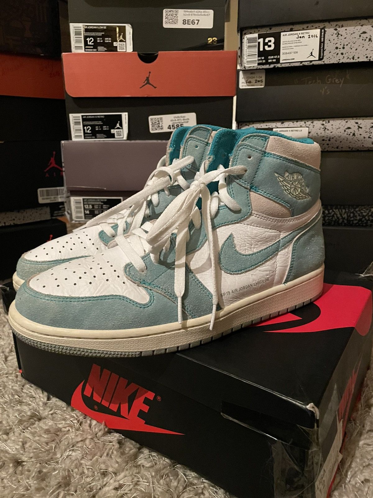 Jordan Brand Jordan 1 Turbo Green Size US 12 / EU 45 - 1 Thumbnail