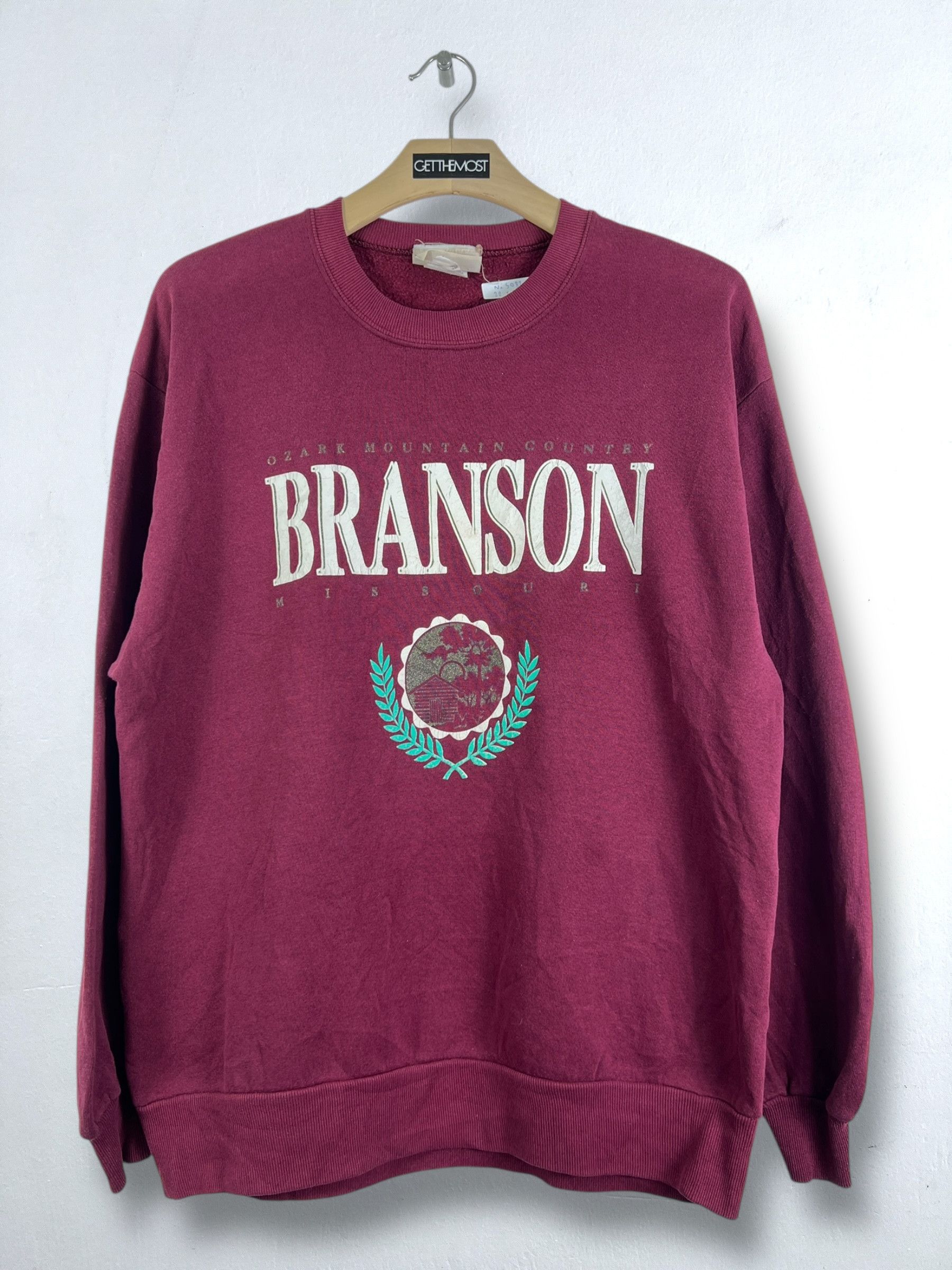Vintage No.5082 VTG 90s Branson, MO Souvenir Graphic Sweatshirt (L) Size US L / EU 52-54 / 3 - 1 Thumbnail