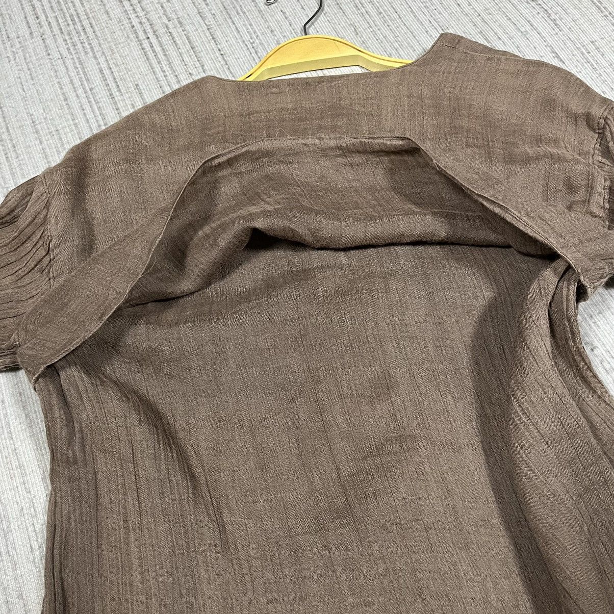 Issey Miyake Vintage 70s ISSEY MIYAKE PLEATS Shirt button Size US S / EU 44-46 / 1 - 12 Thumbnail