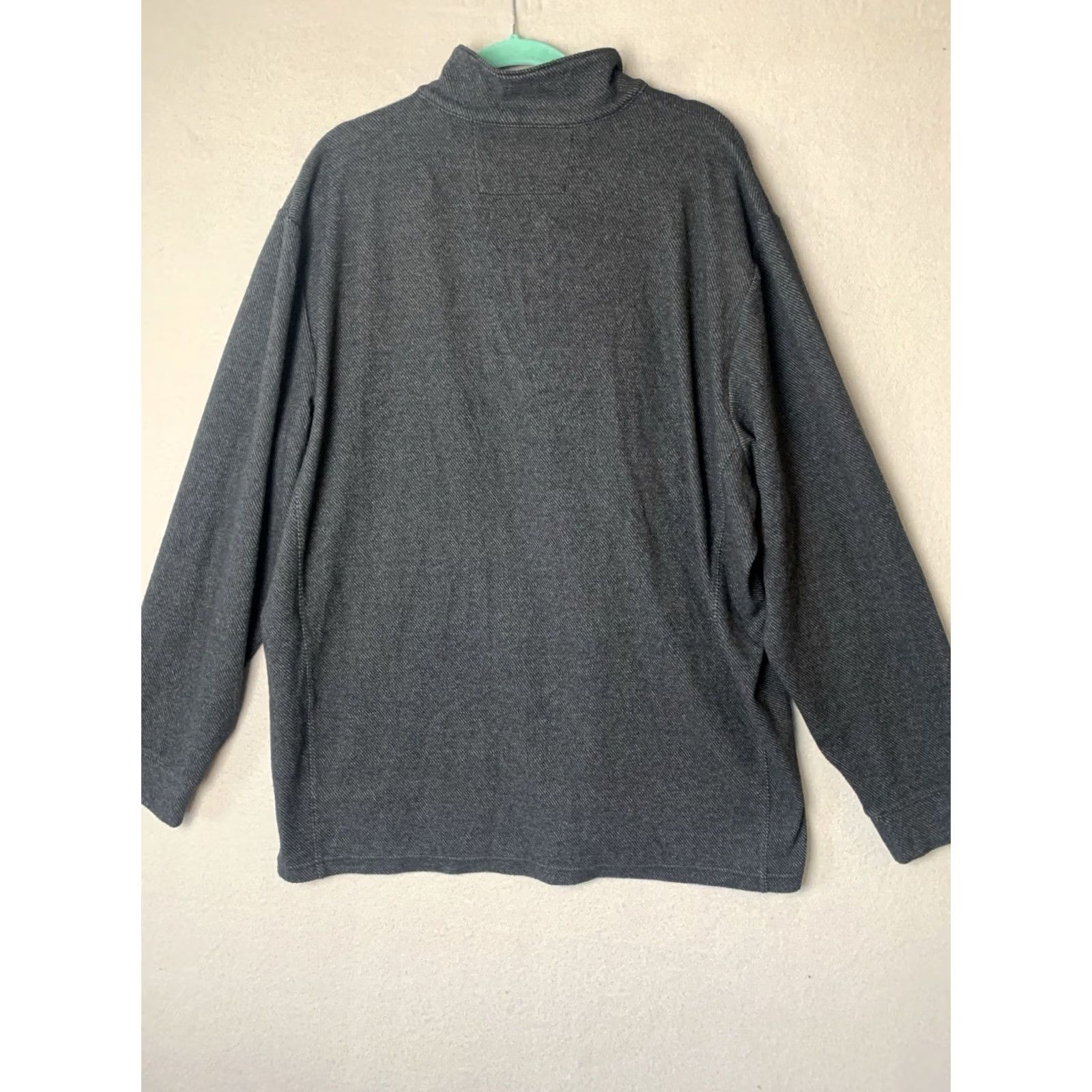 Vineyard Vines Vineyard Vines Shirt Mens 2XL Black Charcoal Calm Water Quarter Zip Pullover NWT Size US XXL / EU 58 / 5 - 2 Thumbnail