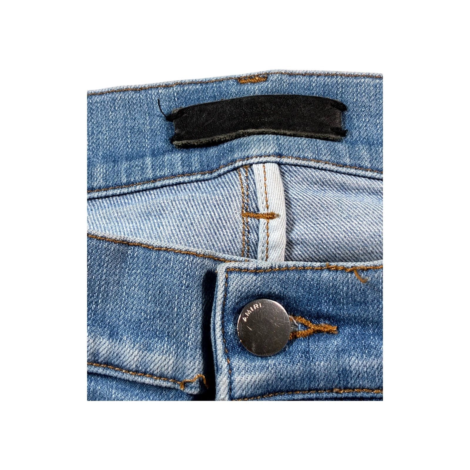 Amiri Amiri Aloha Patch MX1 Light Wash Jeans Size US 32 / EU 48 - 4 Thumbnail