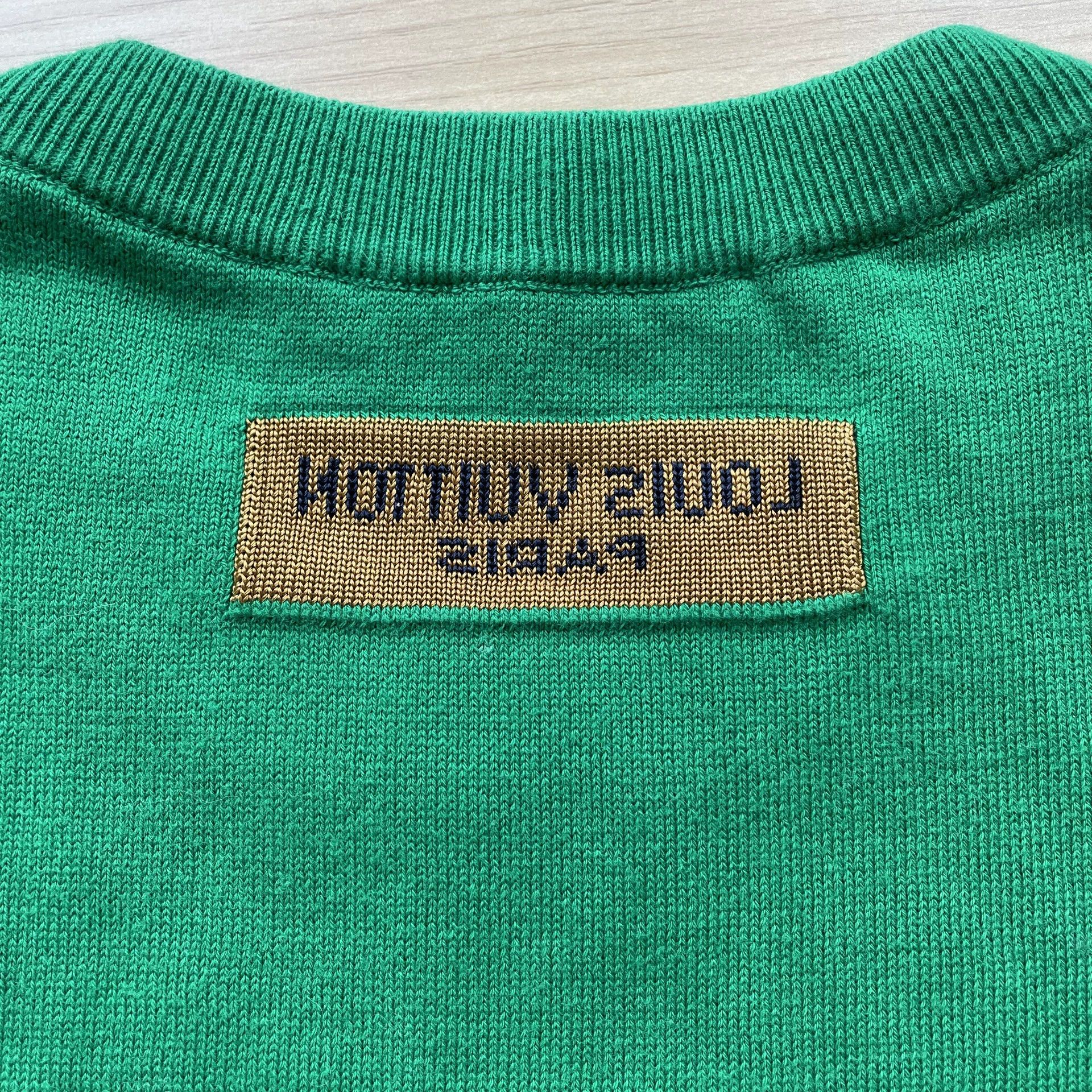 Louis Vuitton Louis Vuitton SS21 Green Knit T-Shirt M Size US M / EU 48-50 / 2 - 4 Thumbnail