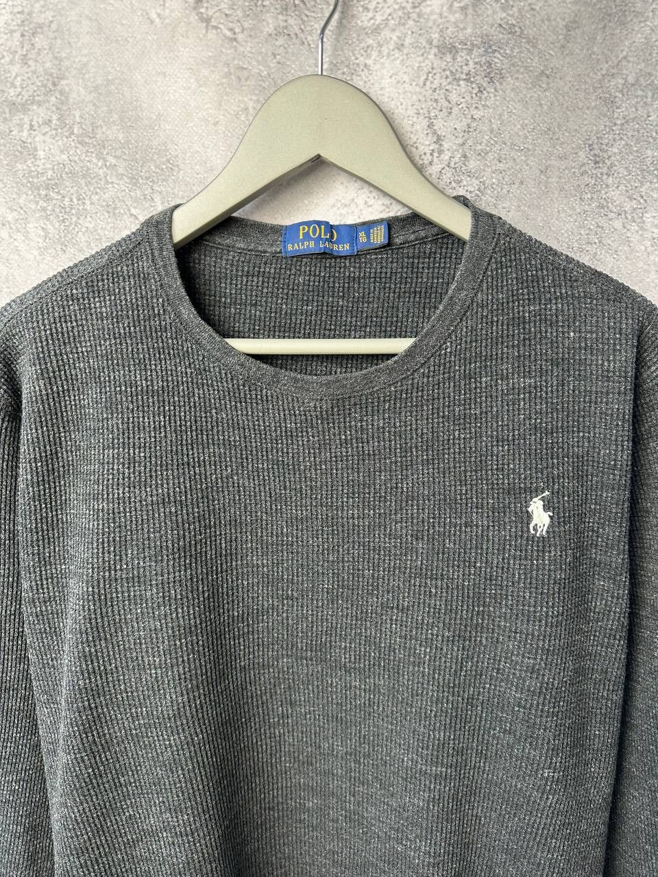 Polo Ralph Lauren × Ralph Lauren Polo Ralph Lauren Waffle Sweater Crew Neck Sweatshirt Size US XL / EU 56 / 4 - 5 Thumbnail
