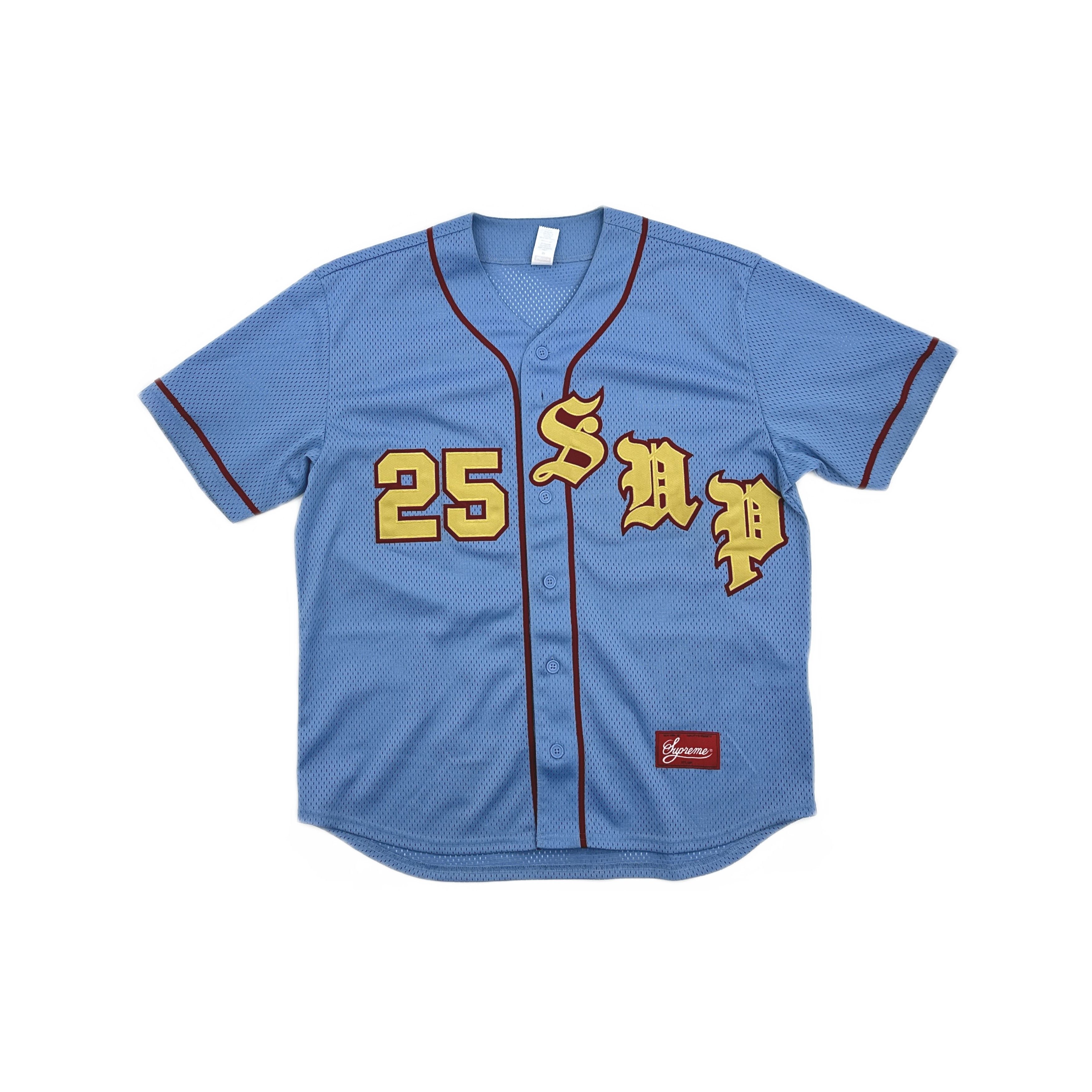 Supreme Supreme Old English Baseball Jersey Size M Size US M / EU 48-50 / 2 - 1 Thumbnail