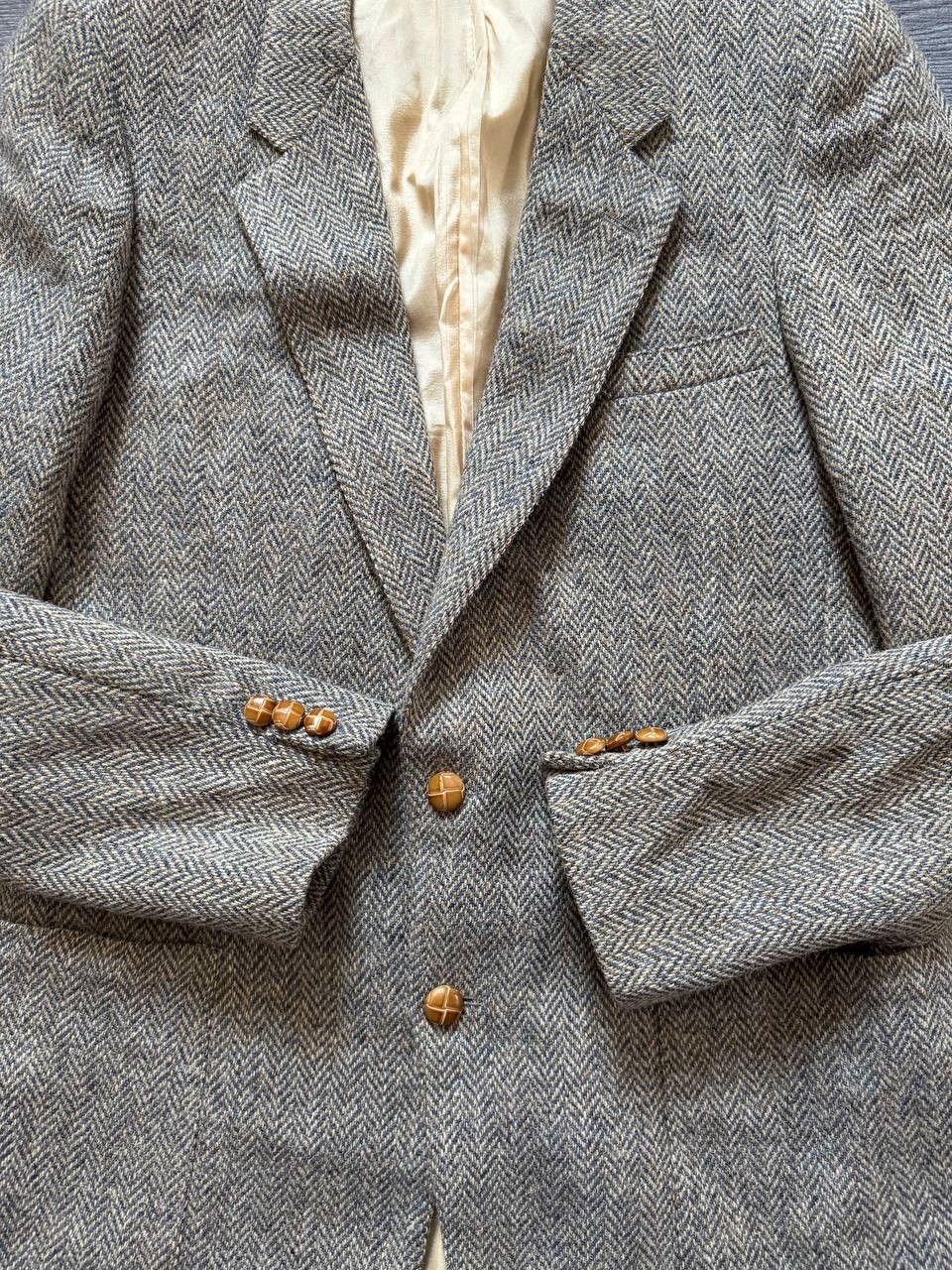 Harris Tweed Vintage Harris Tweed Wool Blazer Jacket Size 40R - 7 Thumbnail