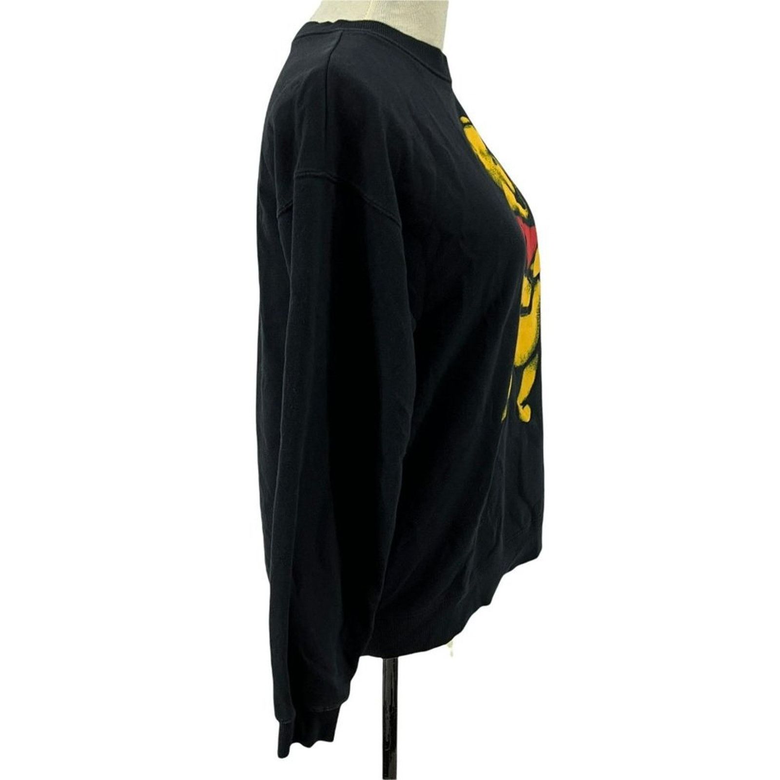 Disney Disney Winnie the Pooh Bear Black Crew Neck Pullover Size S / US 4 / IT 40 - 2 Thumbnail
