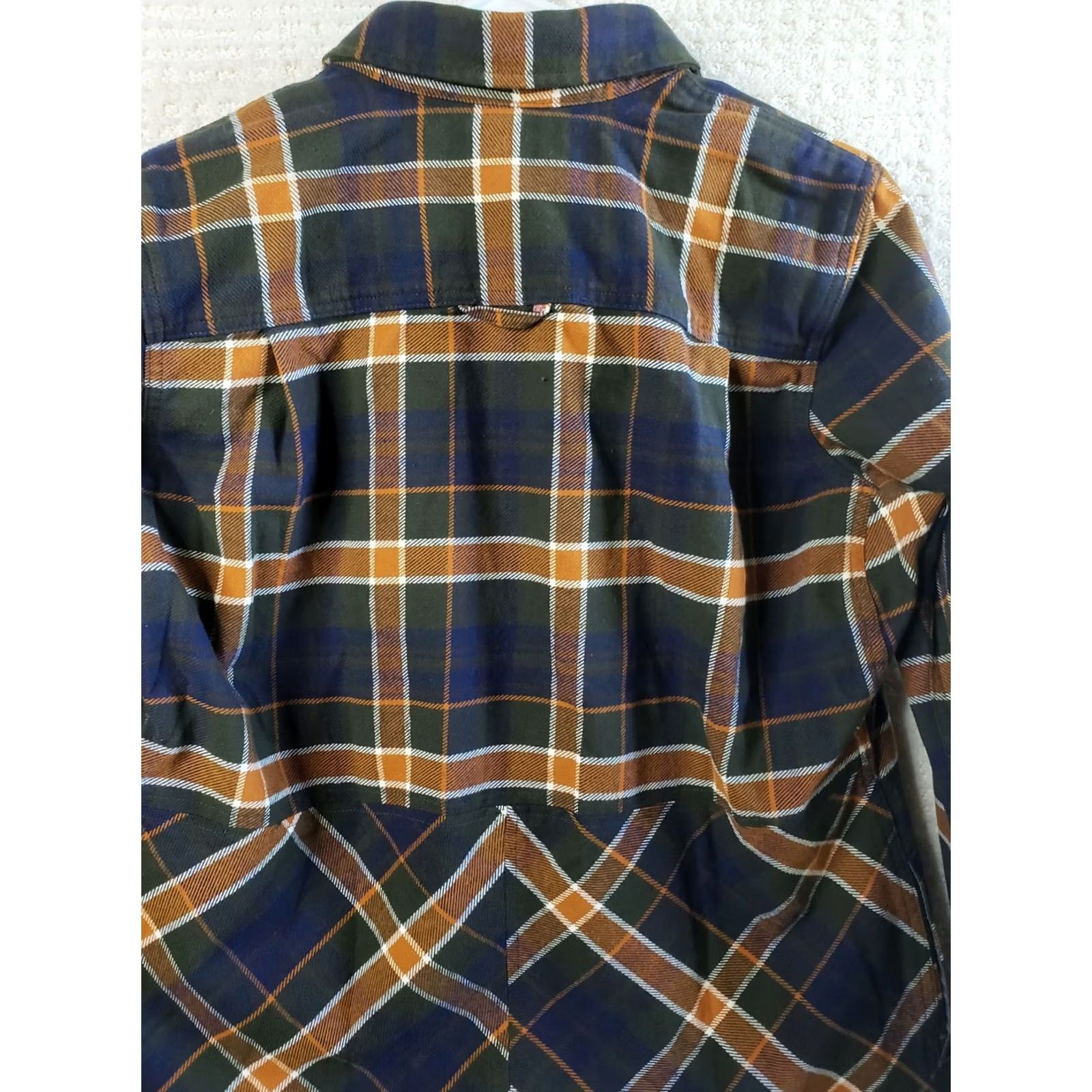 Duluth Trading Company Duluth Trading Flannel Shirt Women's M Multicolor Brown Plaid Button-Up Workwear Shirt Size M / US 6-8 / IT 42-44 - 6 Thumbnail